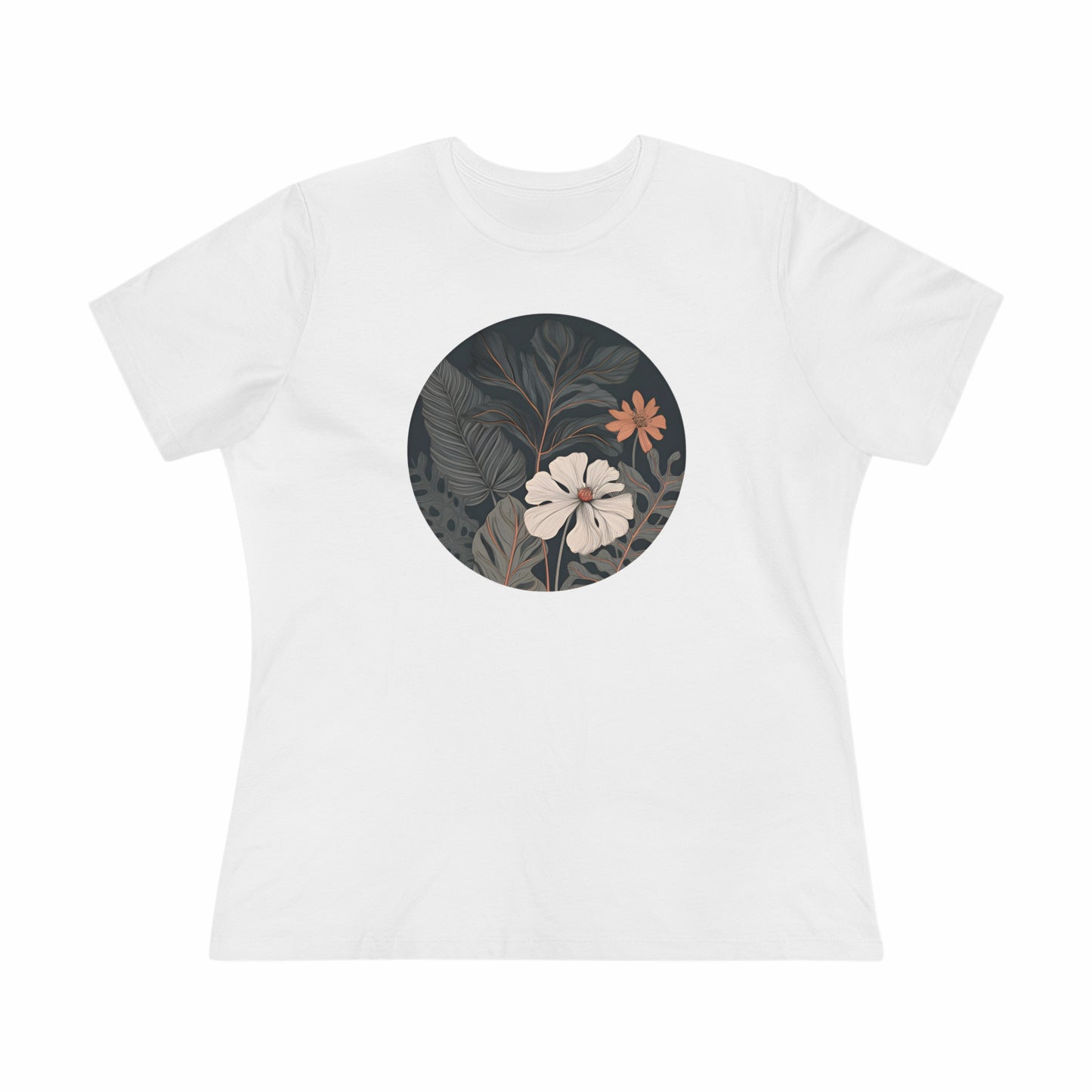 Dark Tropical Floral Tee (Women's)