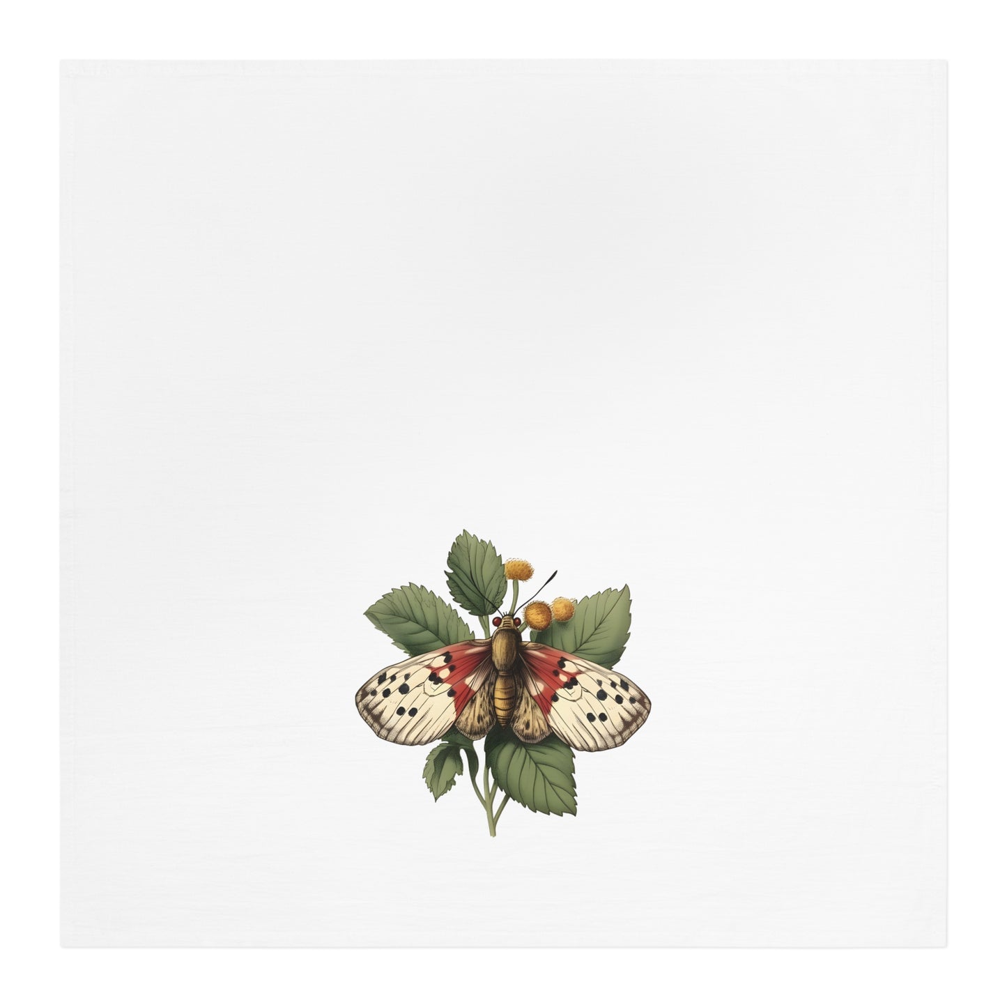 Cottagecore Moth Tea Towel