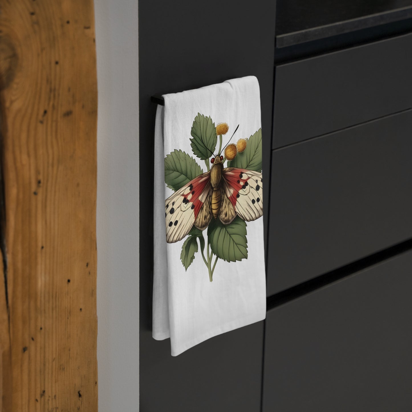 Cottagecore Moth Tea Towel