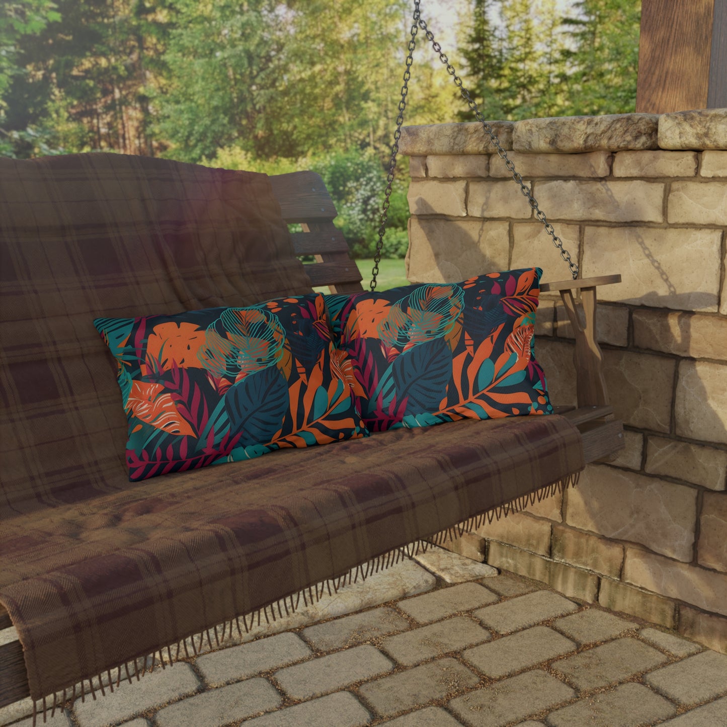 Jungle Print Outdoor Pillows