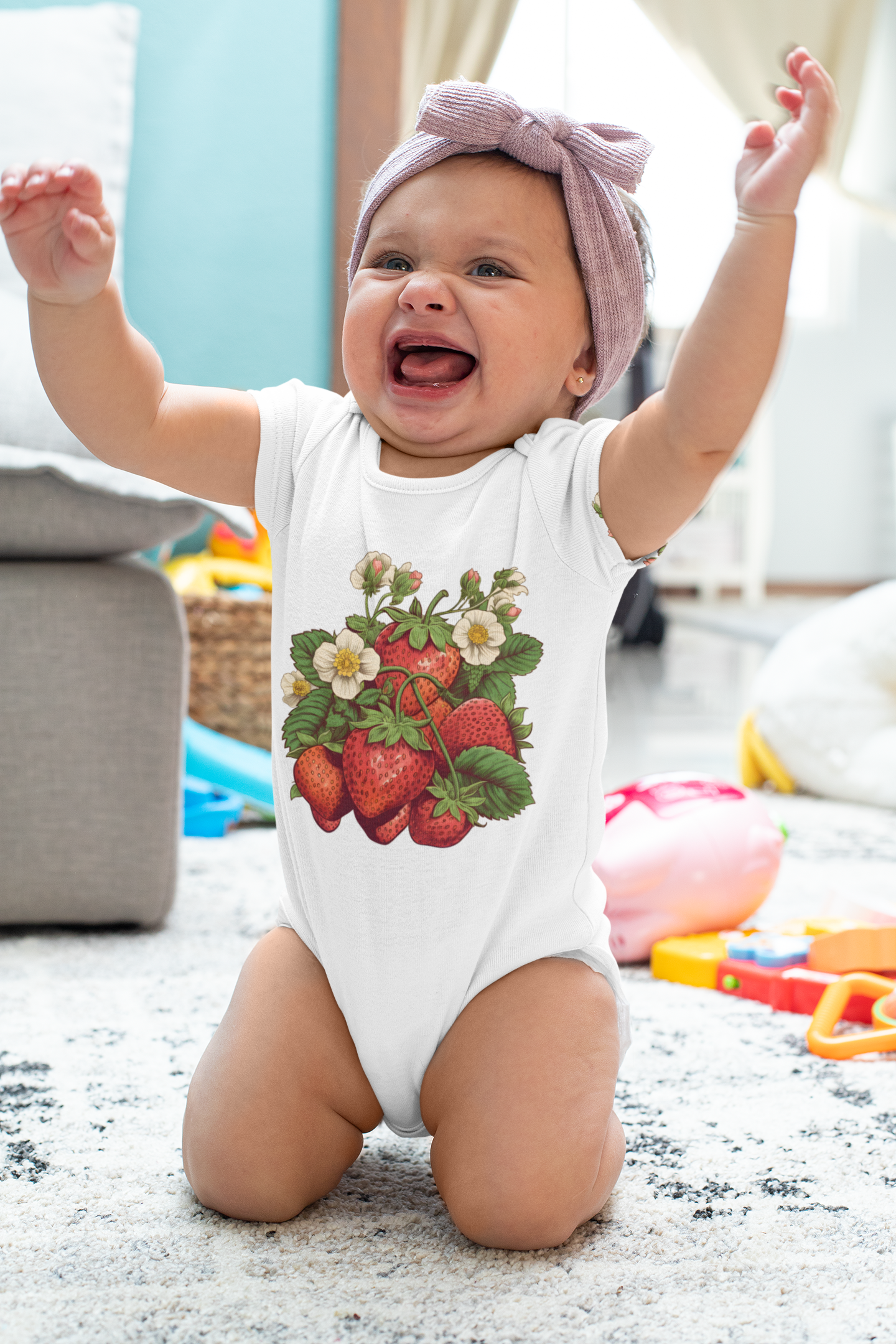 Cottagecore Strawberry Onesie (Infant)