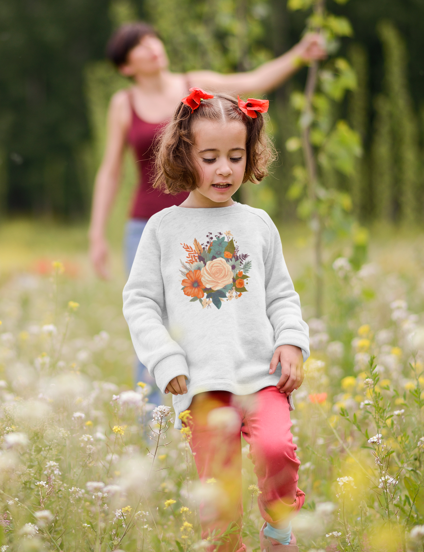 Floral Bouquet Sweatshirt (Youth)