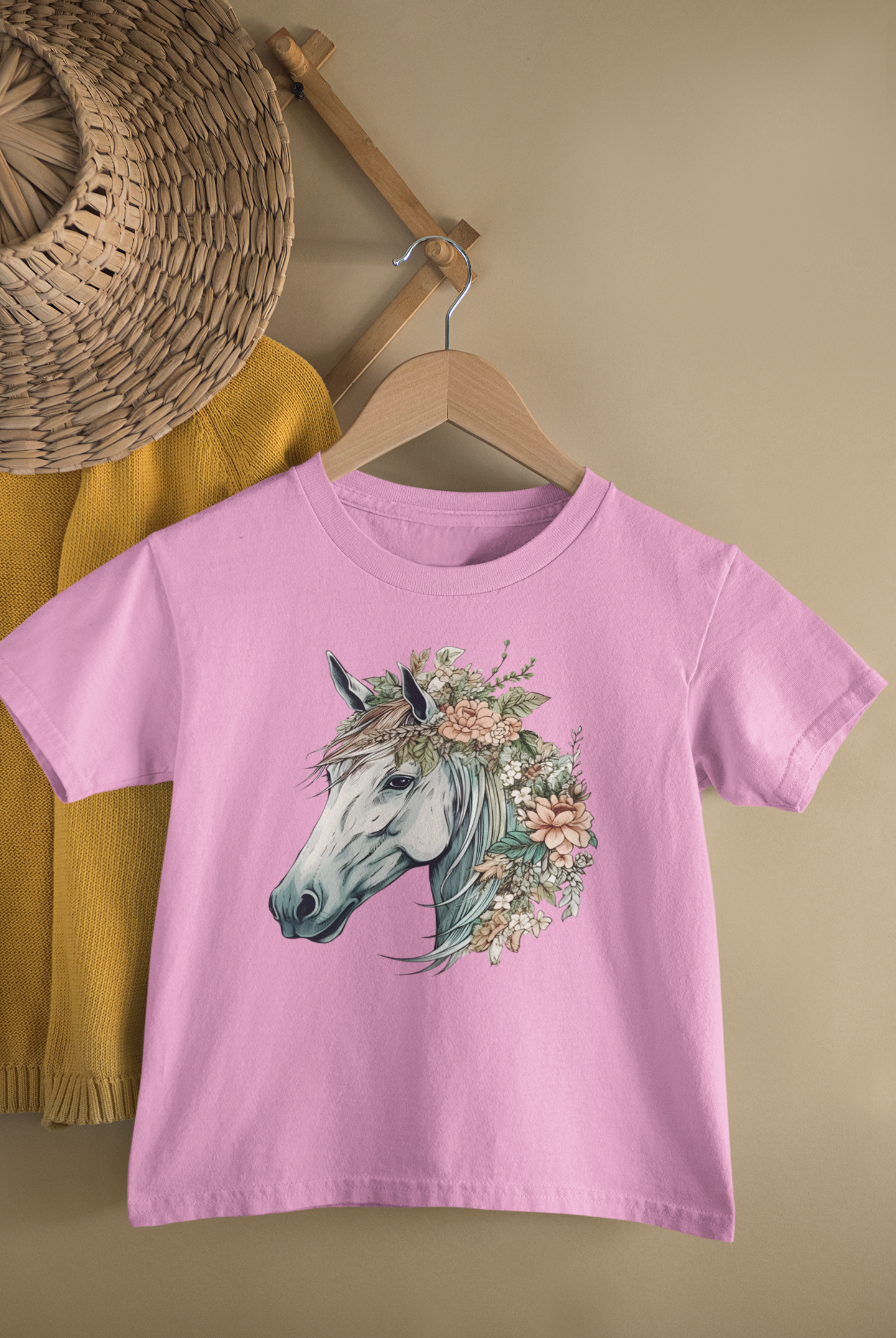 Floral Horse Tee (Infant)