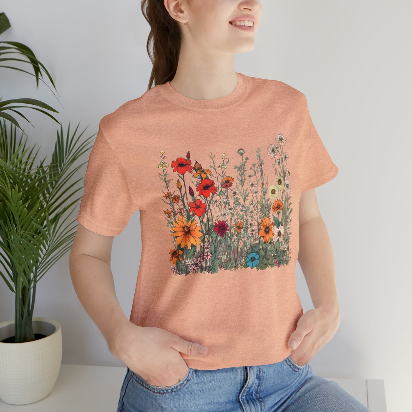 Vintage-Inspired Wildflower Tee (Unisex)