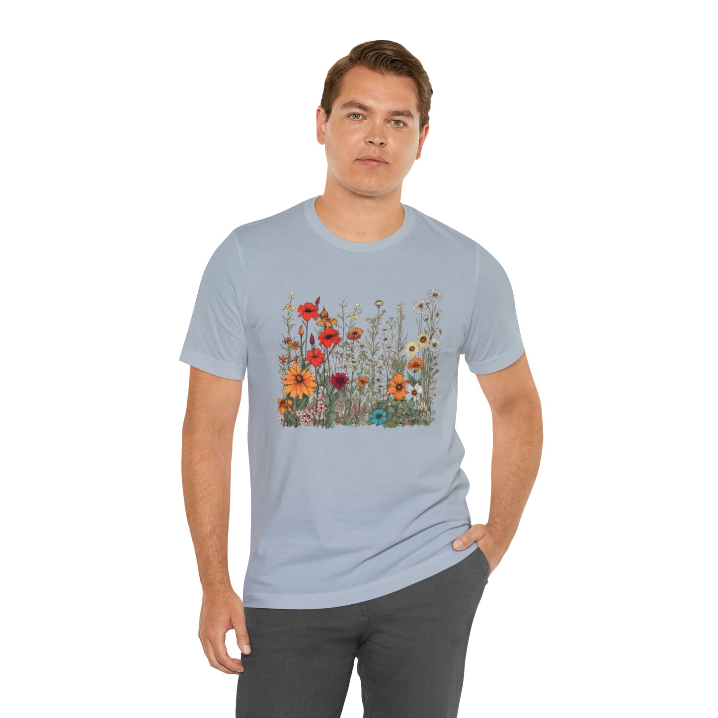 Vintage-Inspired Wildflower Tee (Unisex)