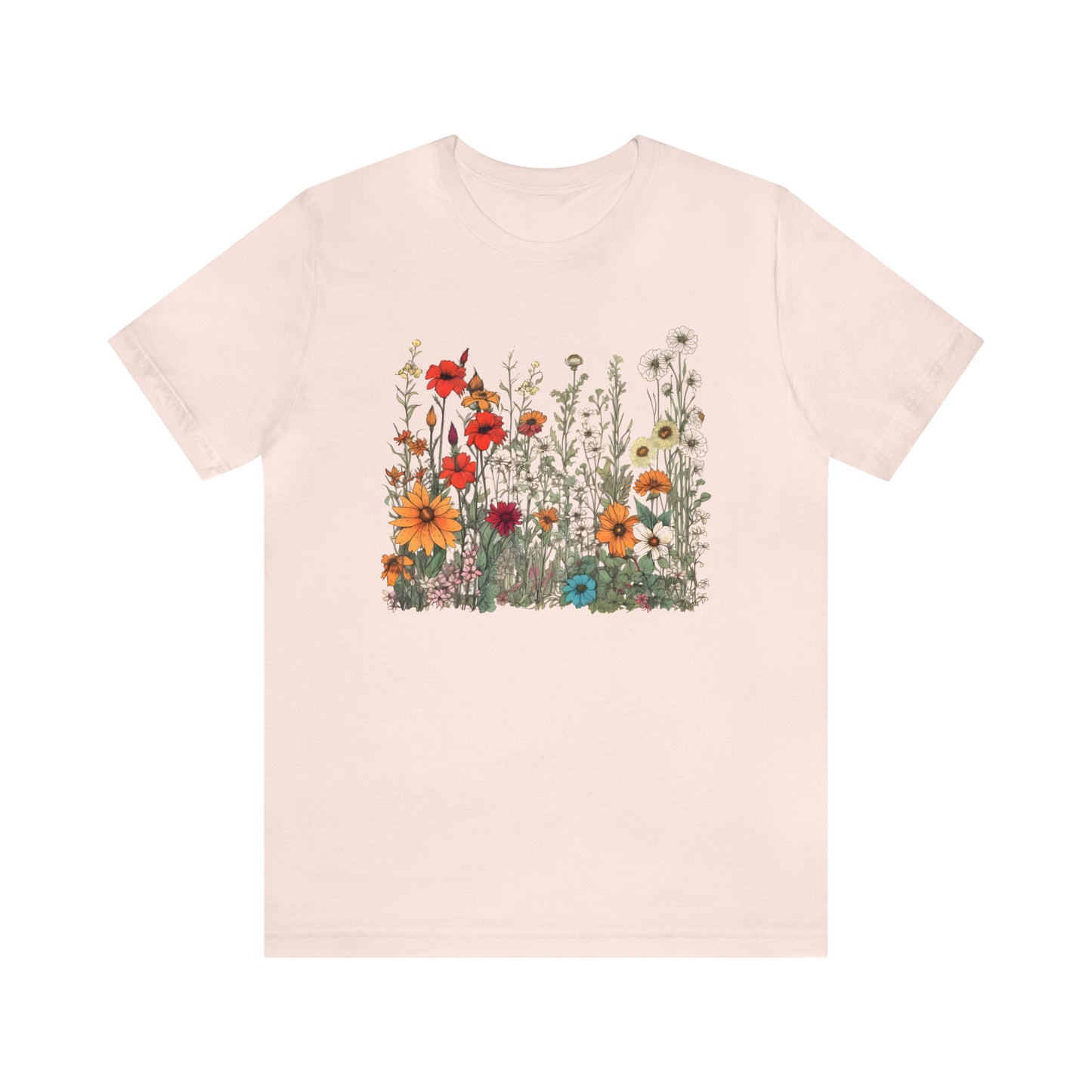 Vintage-Inspired Wildflower Tee (Unisex)