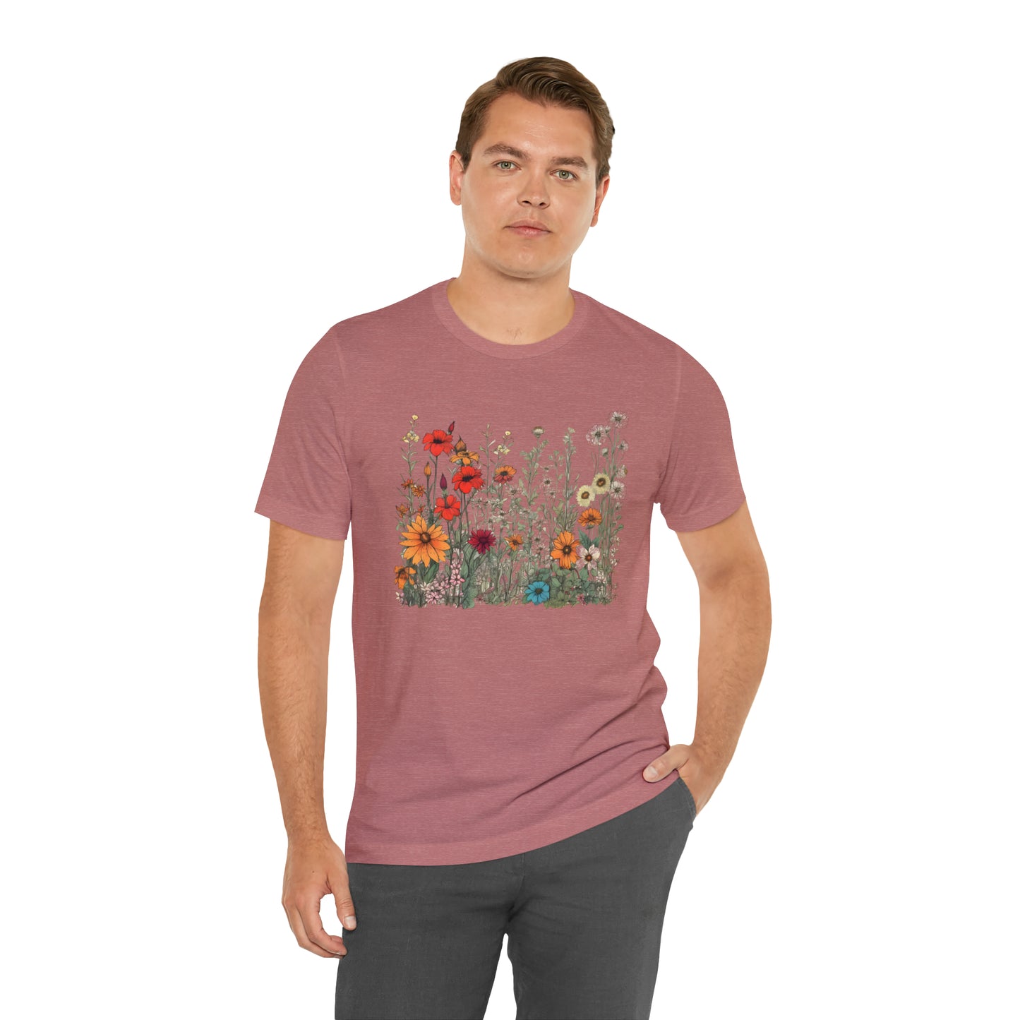 Vintage-Inspired Wildflower Tee (Unisex)