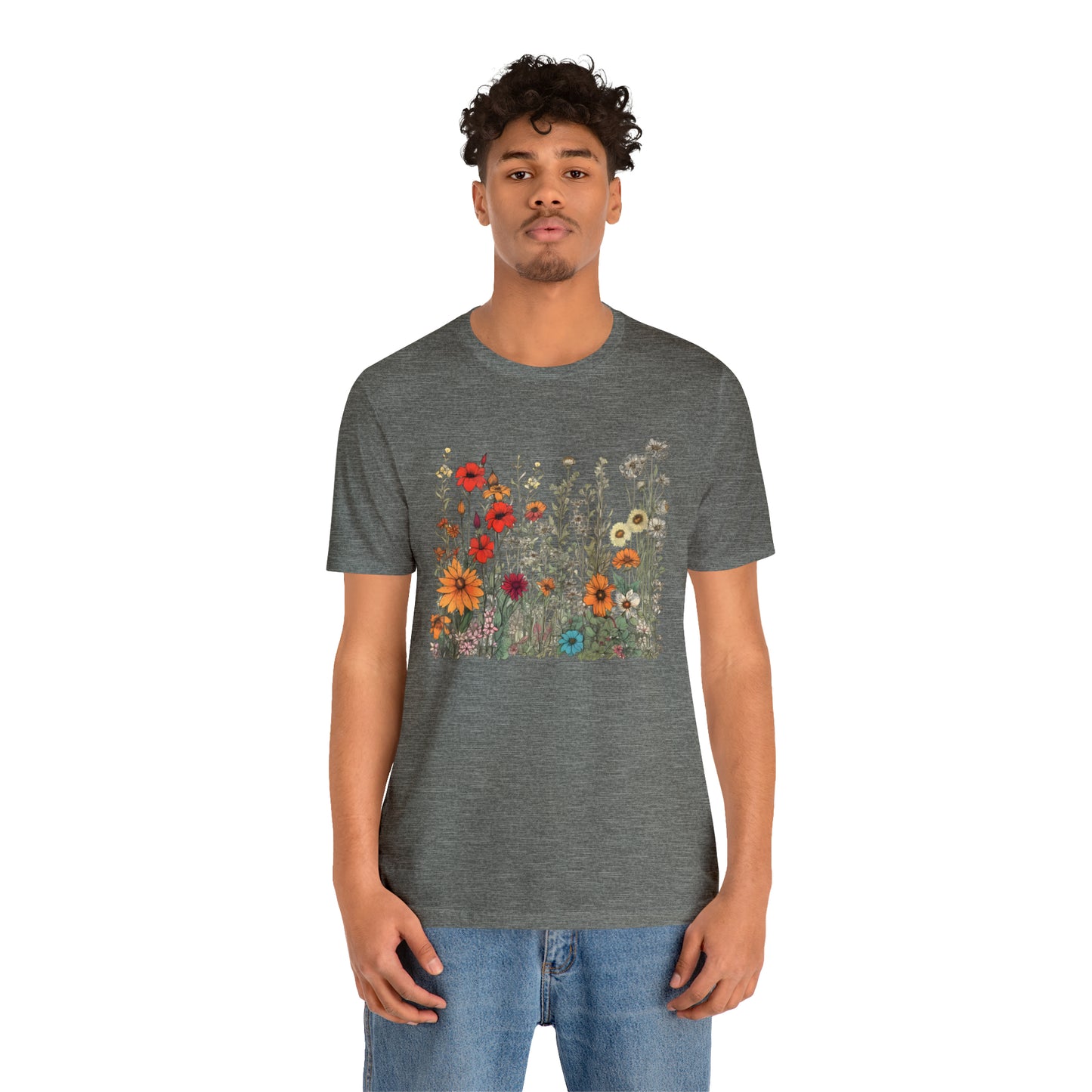 Vintage-Inspired Wildflower Tee (Unisex)