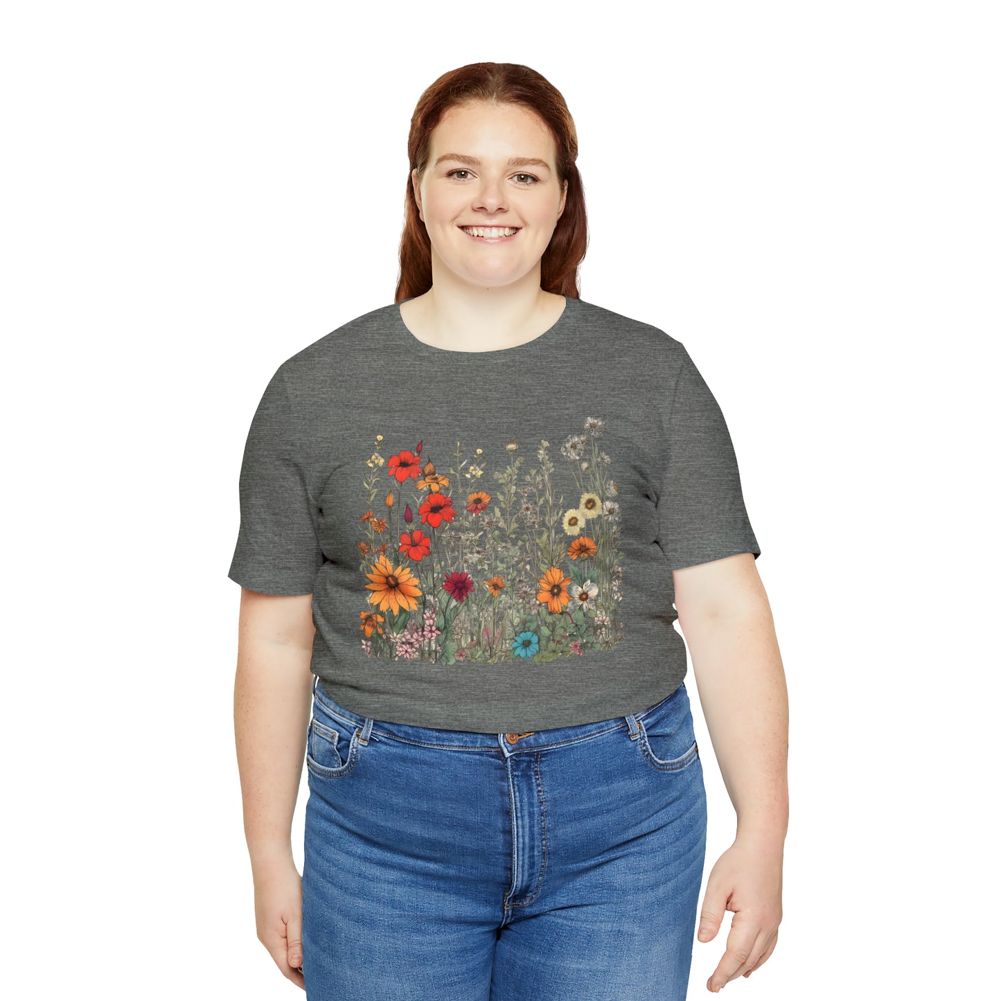 Vintage-Inspired Wildflower Tee (Unisex)