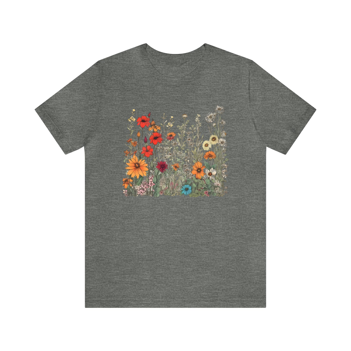 Vintage-Inspired Wildflower Tee (Unisex)