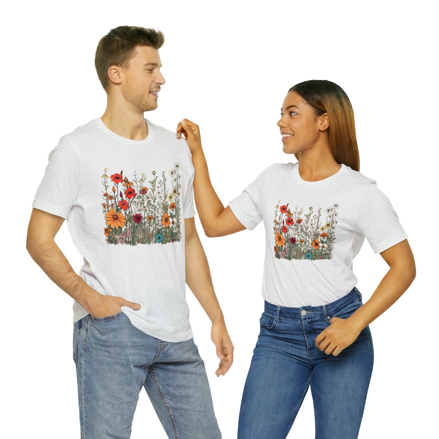 Vintage-Inspired Wildflower Tee (Unisex)