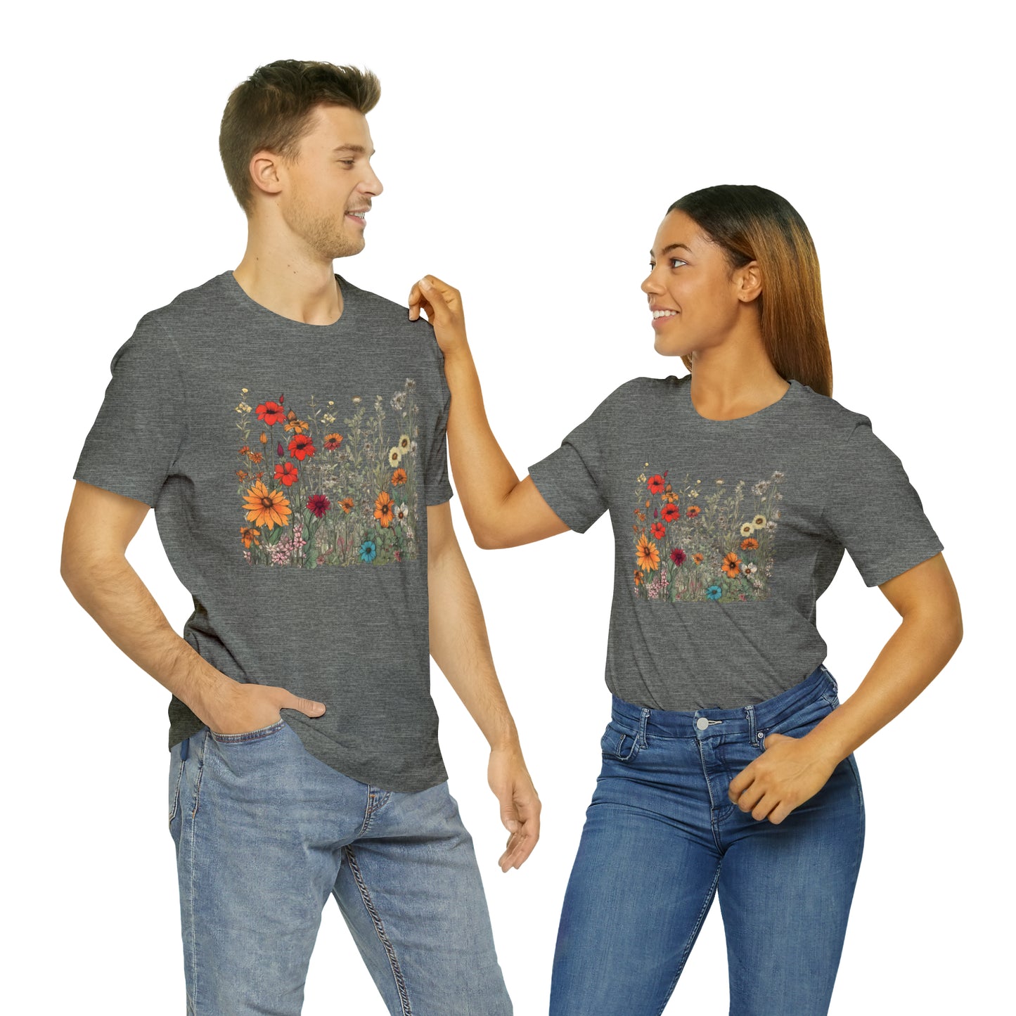 Vintage-Inspired Wildflower Tee (Unisex)