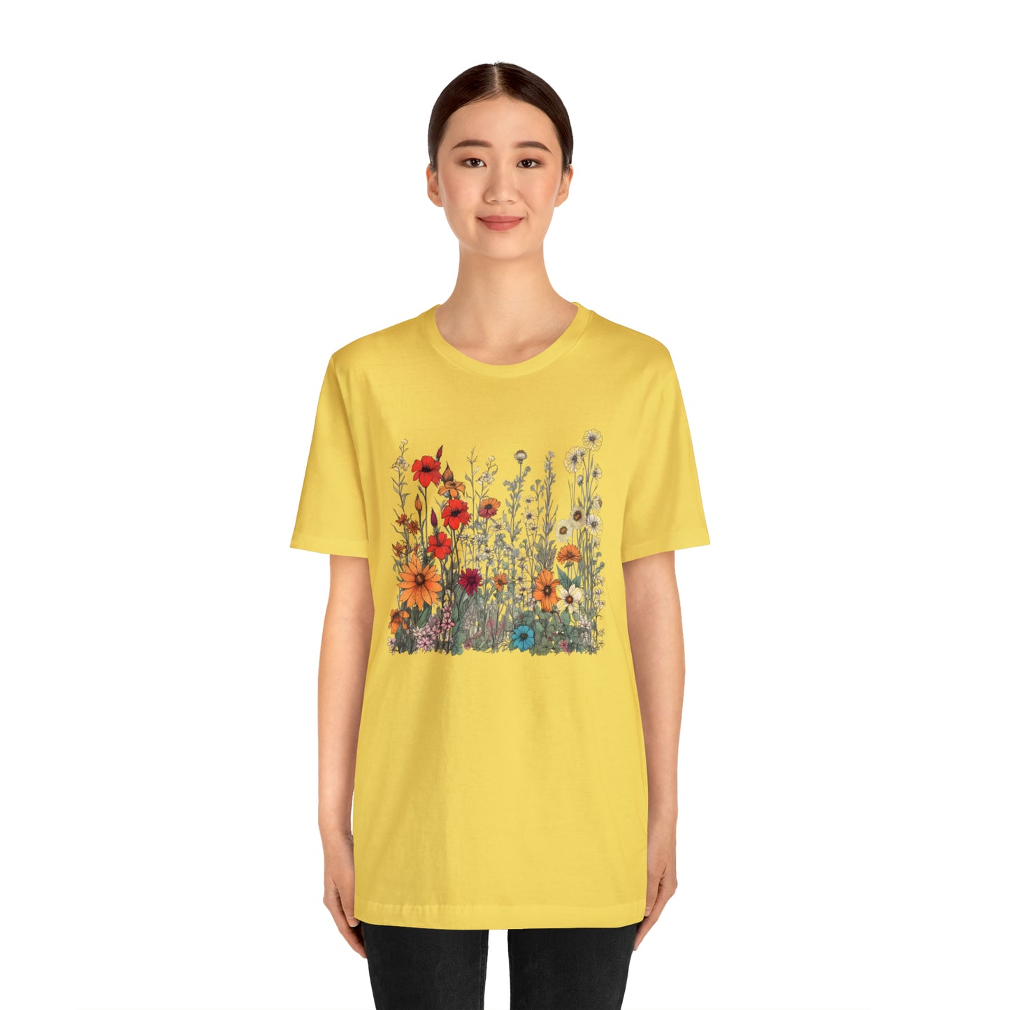 Vintage-Inspired Wildflower Tee (Unisex)