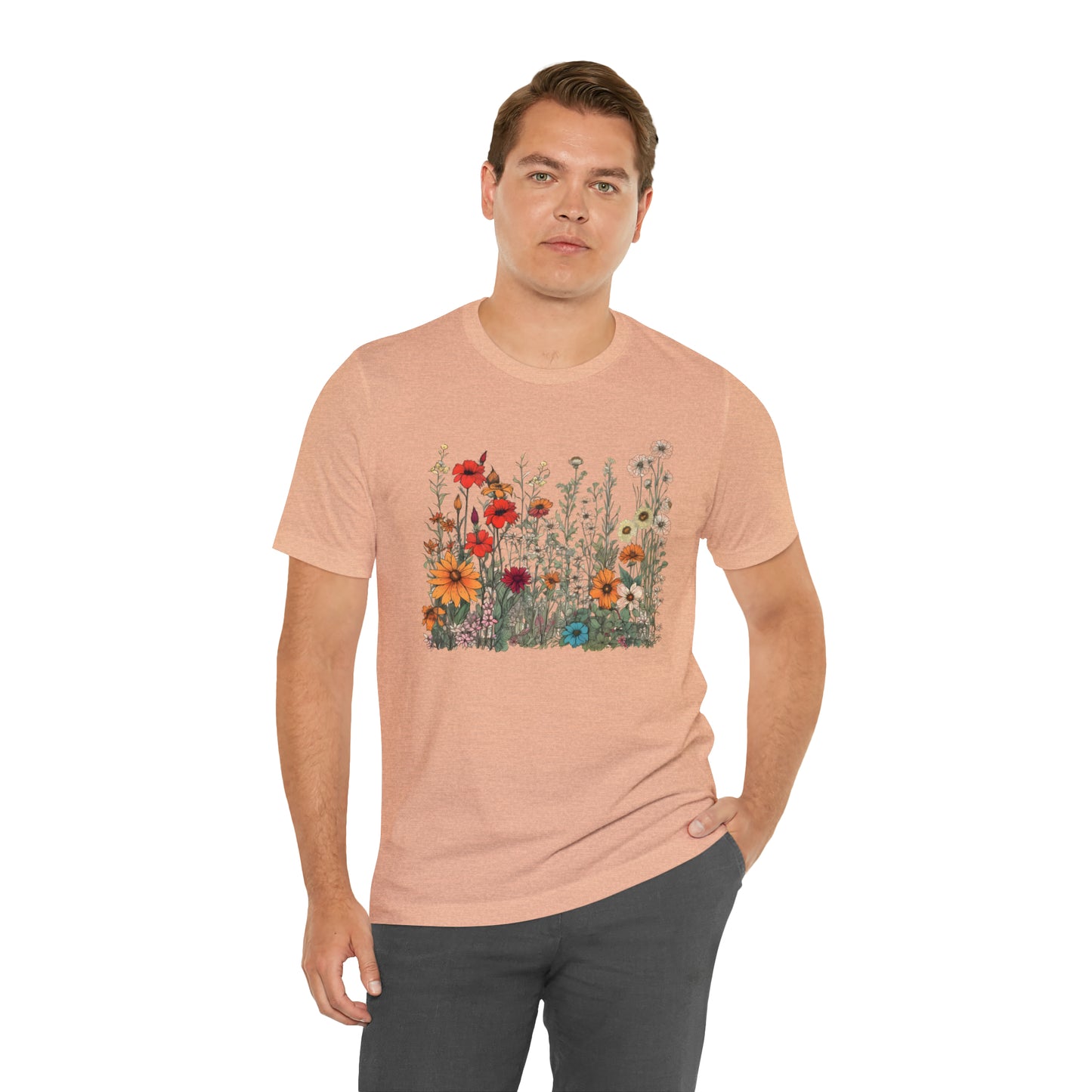 Vintage-Inspired Wildflower Tee (Unisex)