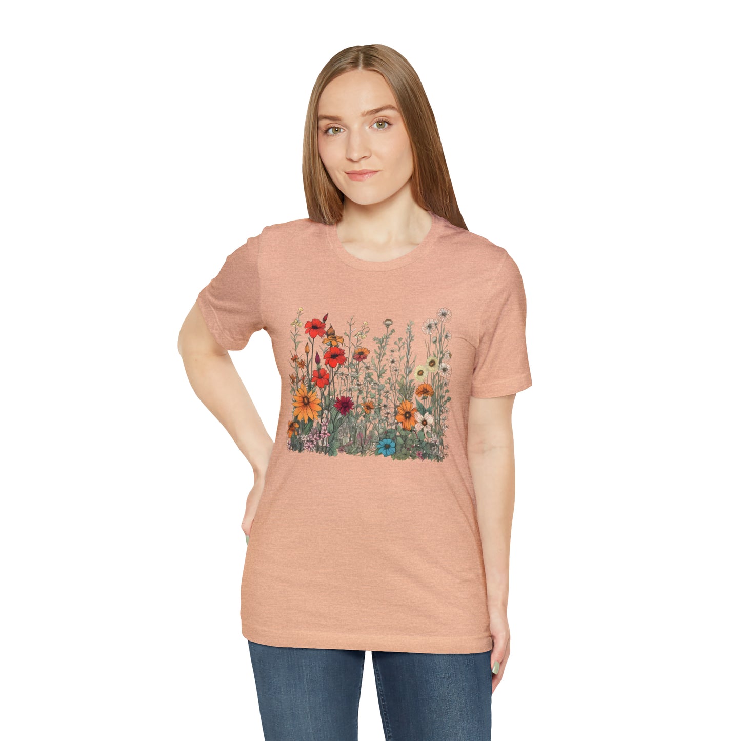 Vintage-Inspired Wildflower Tee (Unisex)