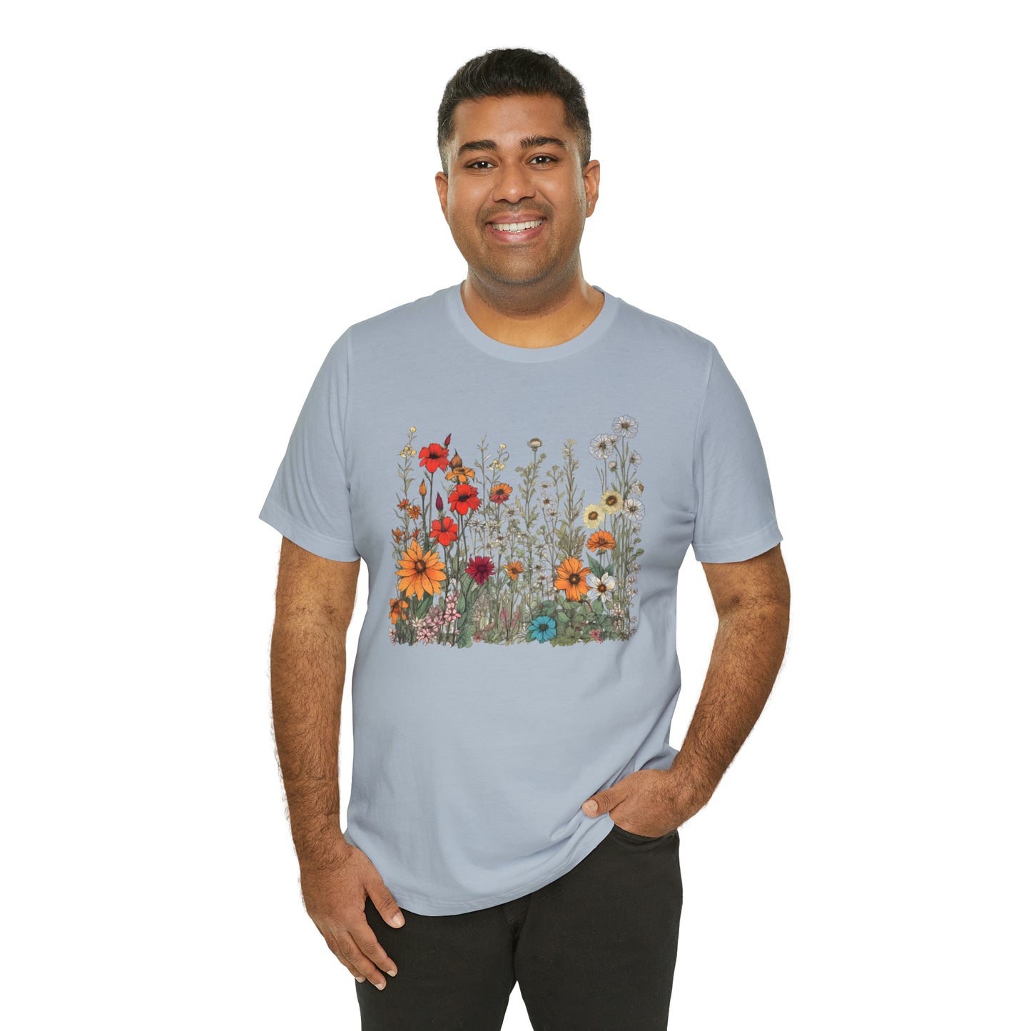 Vintage-Inspired Wildflower Tee (Unisex)