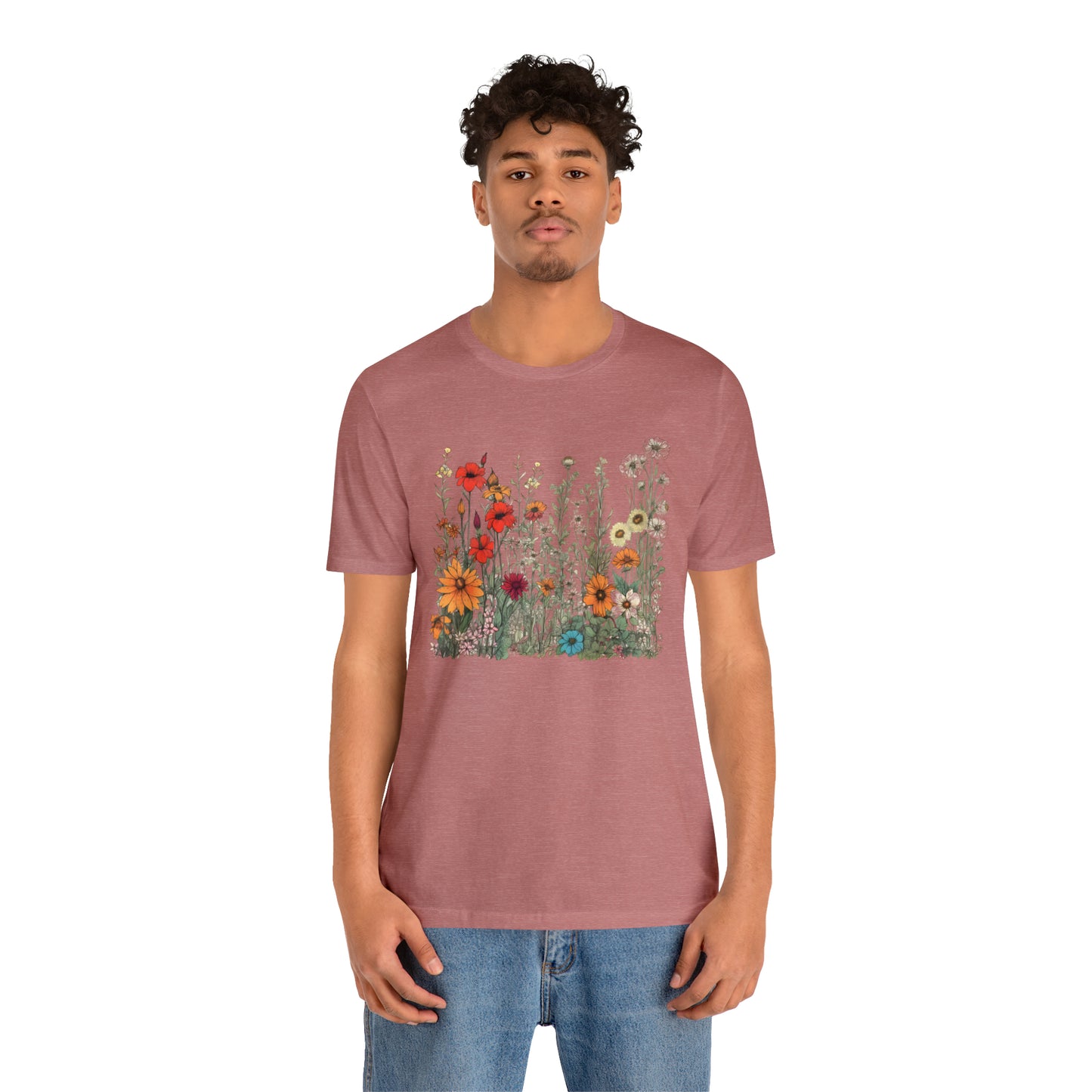 Vintage-Inspired Wildflower Tee (Unisex)