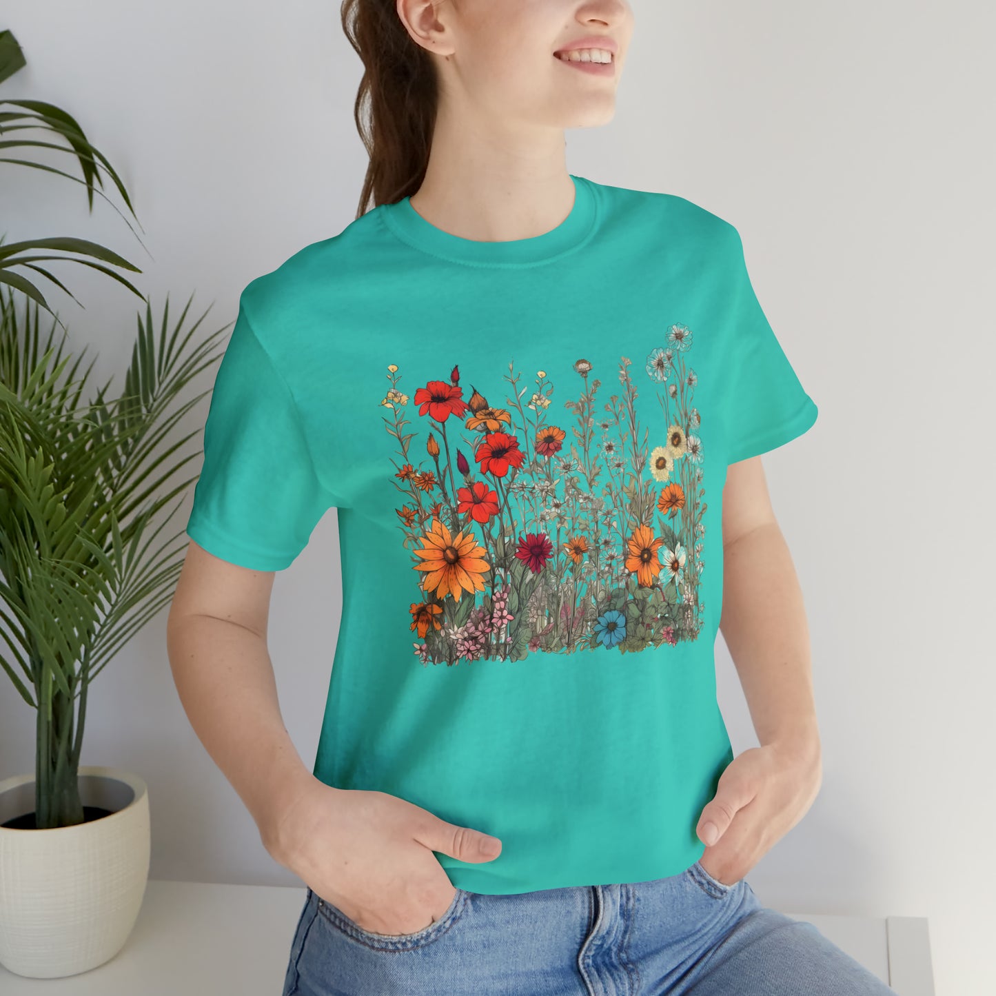 Vintage-Inspired Wildflower Tee (Unisex)