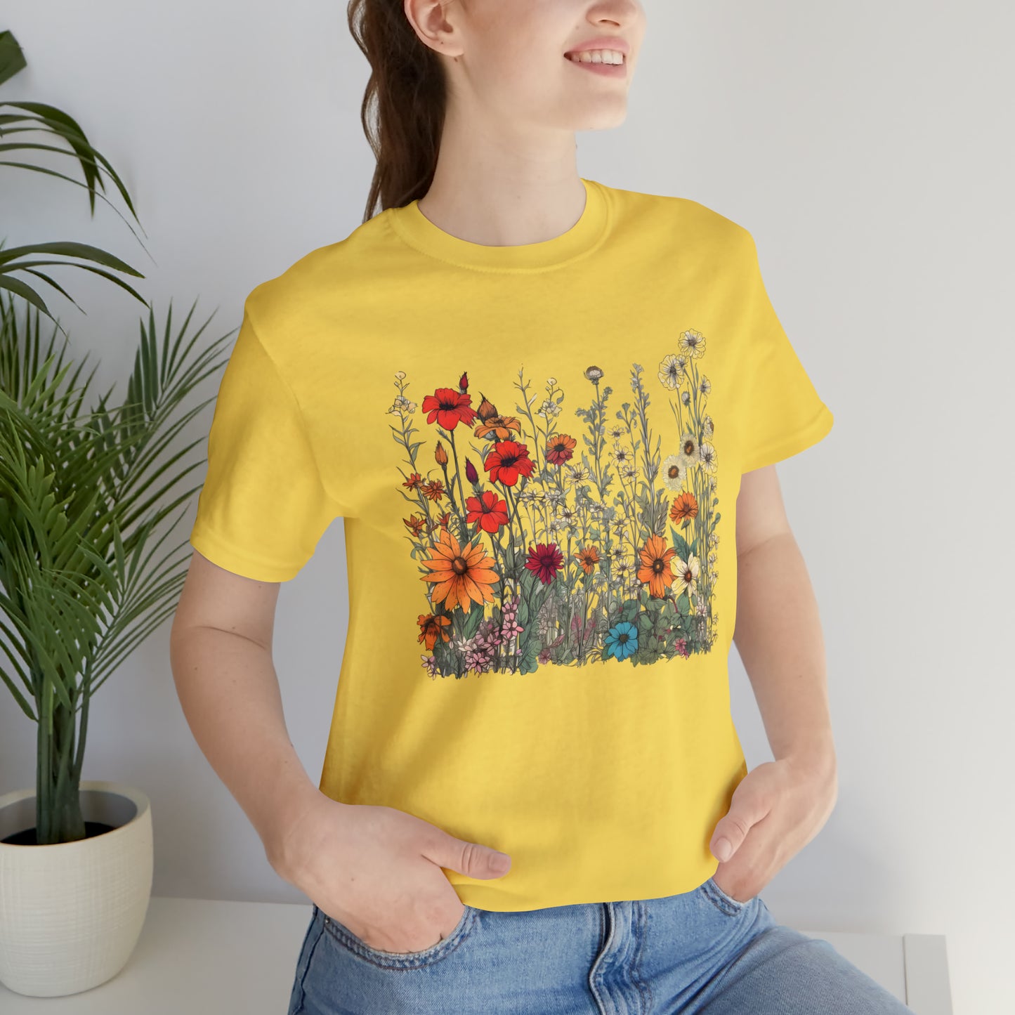 Vintage-Inspired Wildflower Tee (Unisex)