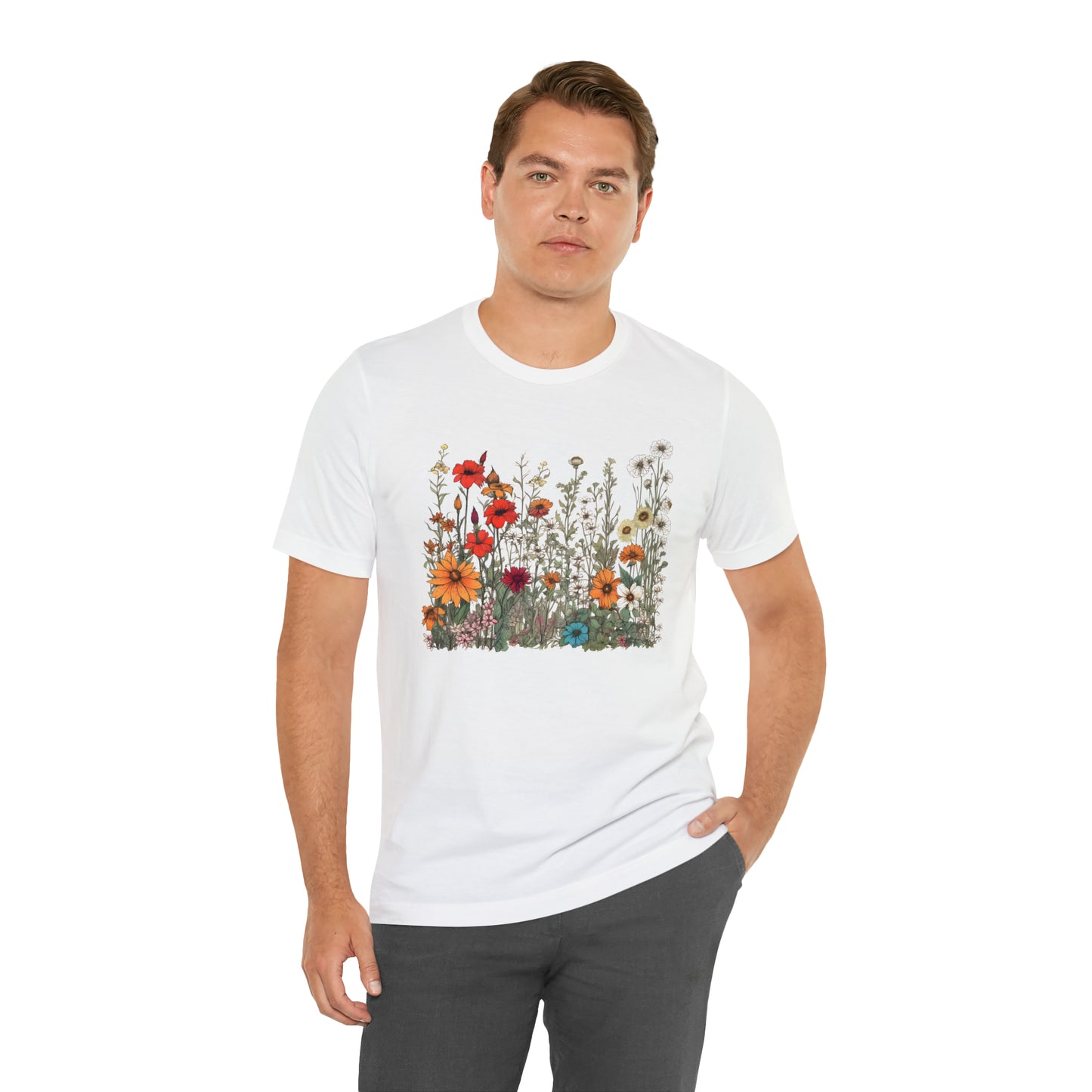 Vintage-Inspired Wildflower Tee (Unisex)