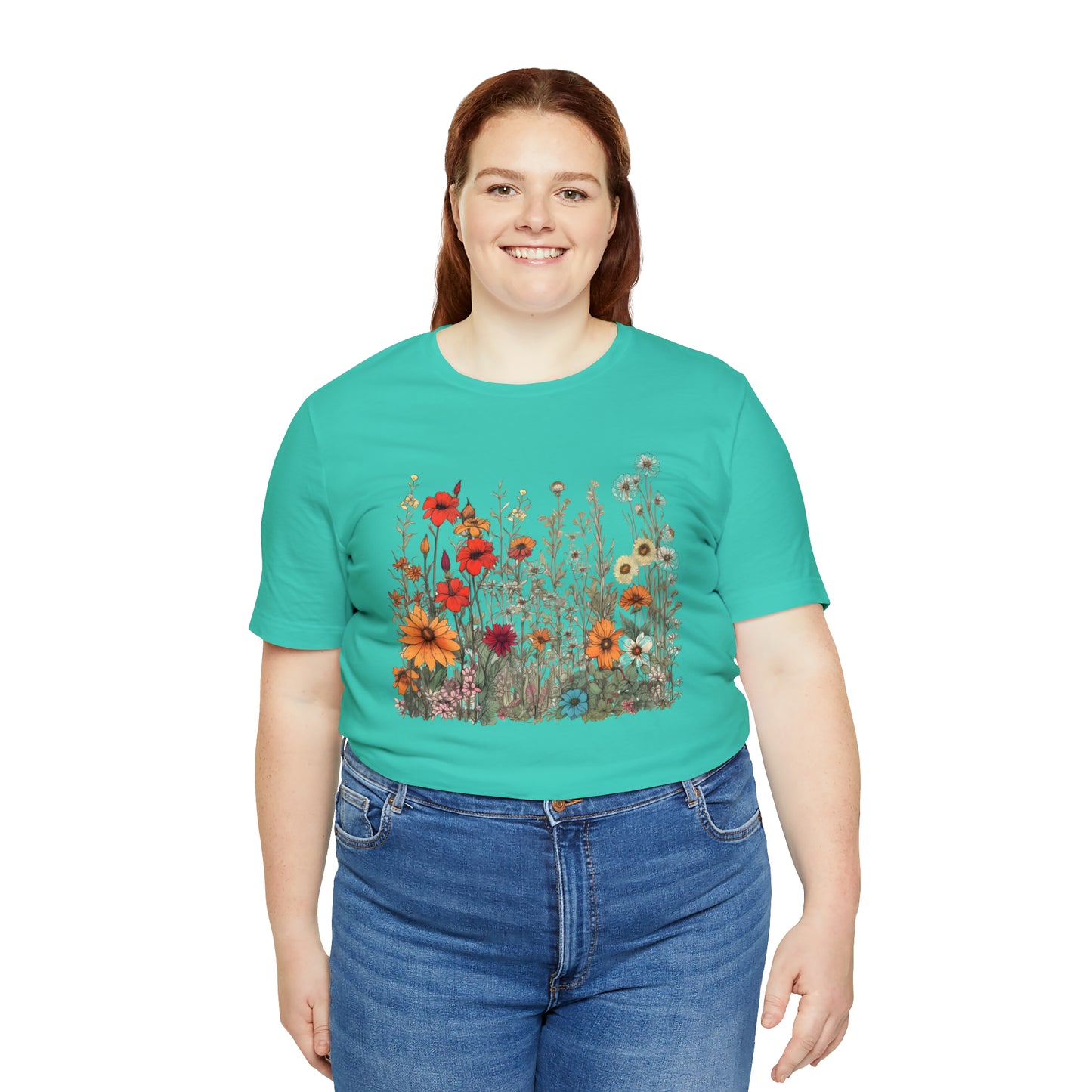 Vintage-Inspired Wildflower Tee (Unisex)