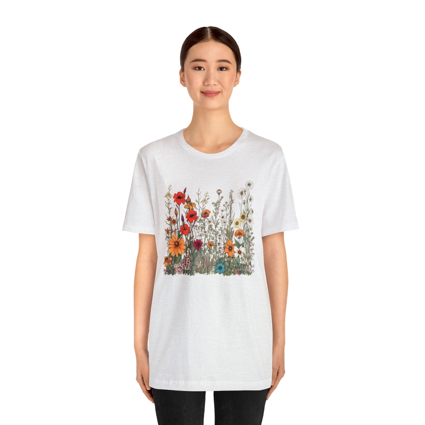 Vintage-Inspired Wildflower Tee (Unisex)