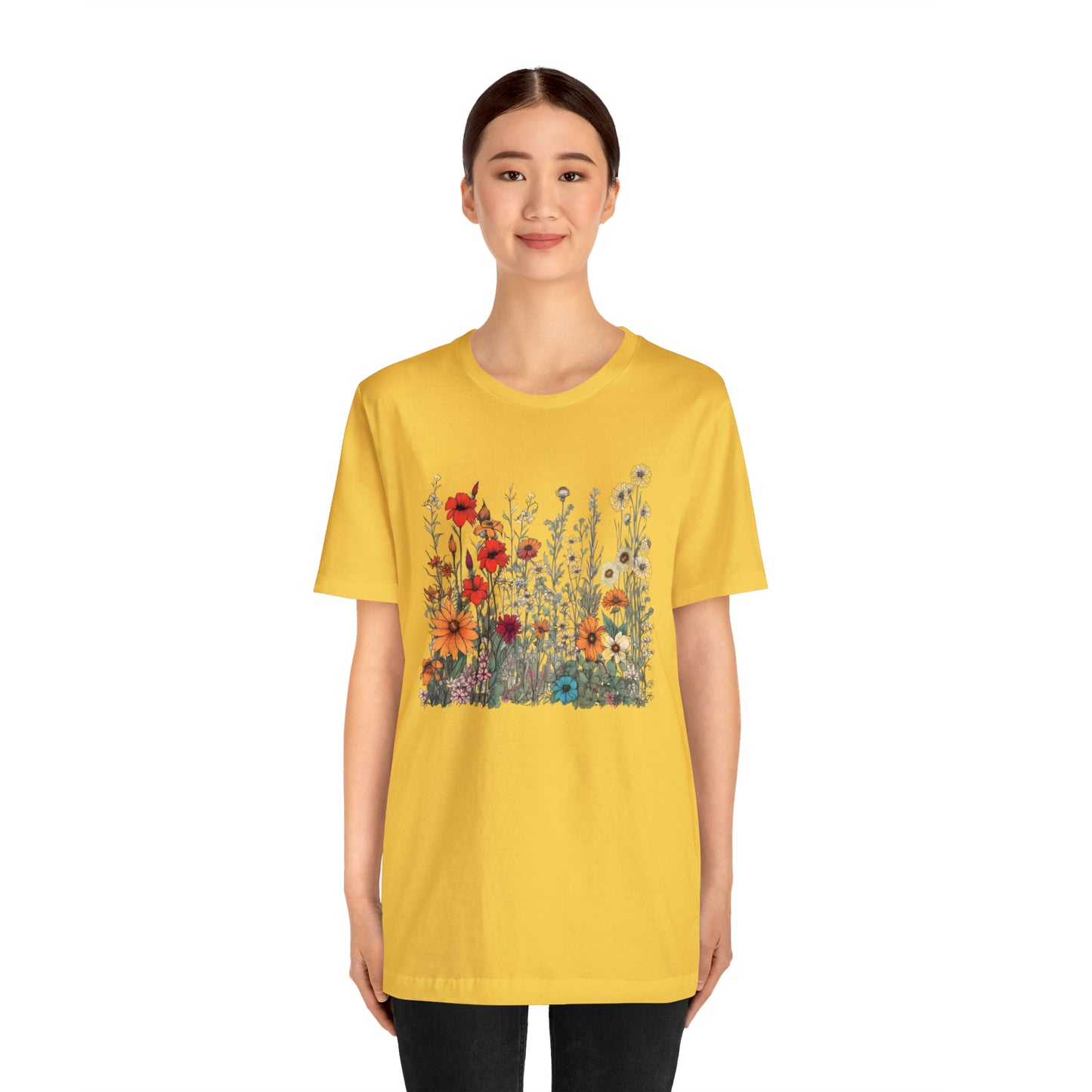 Vintage-Inspired Wildflower Tee (Unisex)