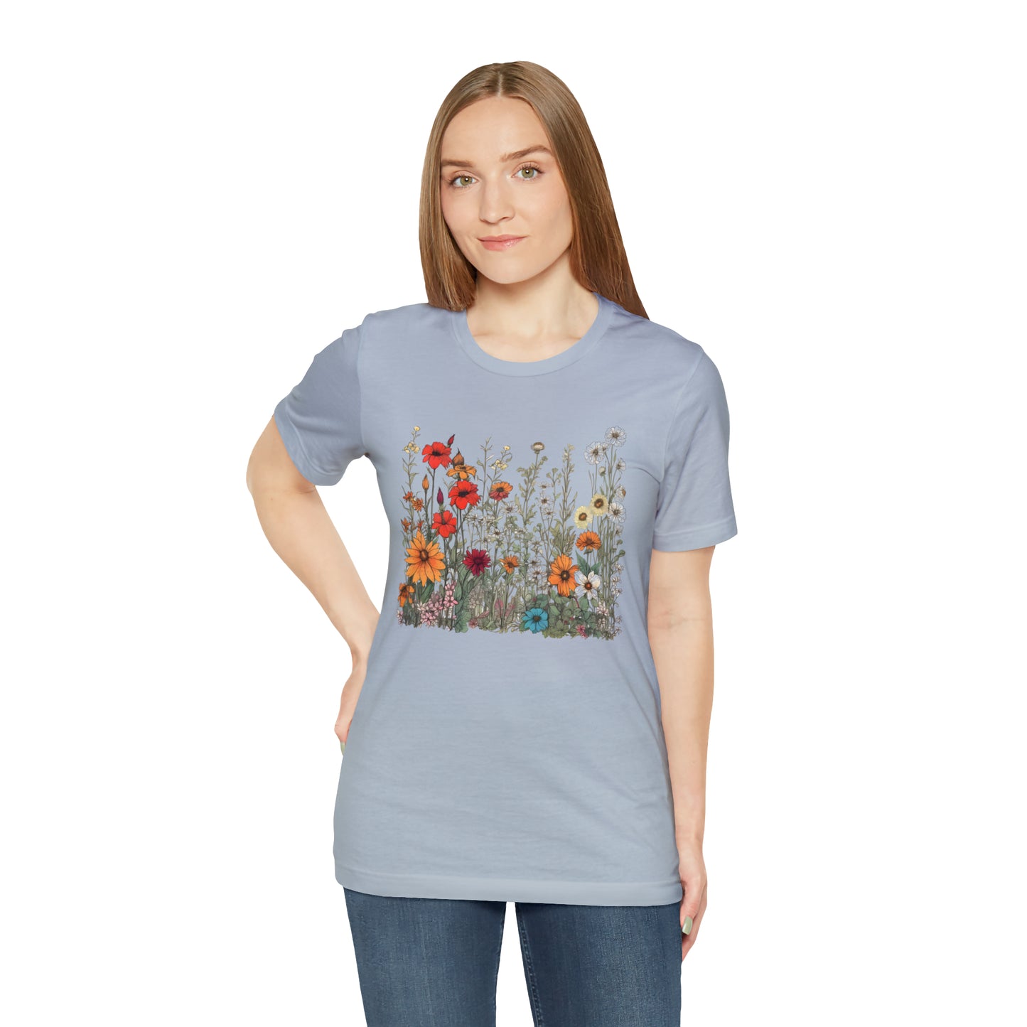 Vintage-Inspired Wildflower Tee (Unisex)