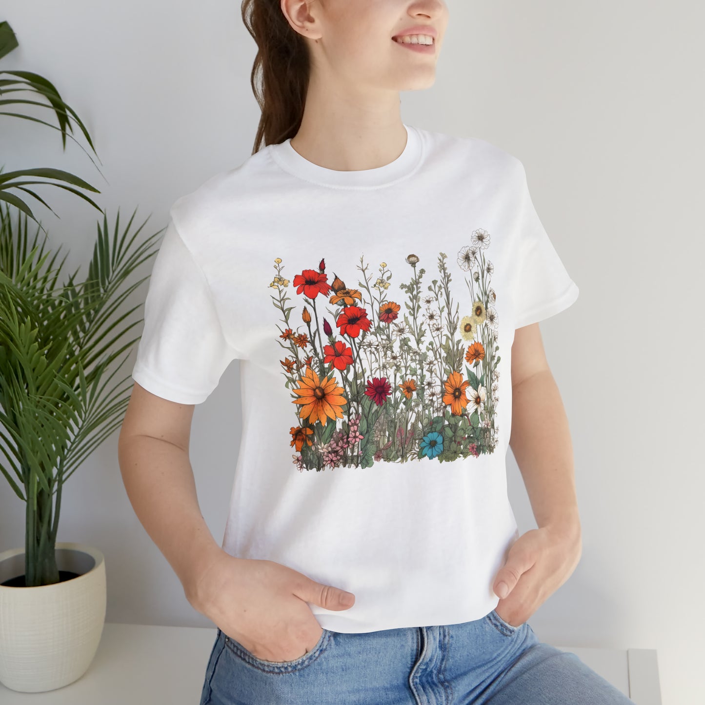 Vintage-Inspired Wildflower Tee (Unisex)