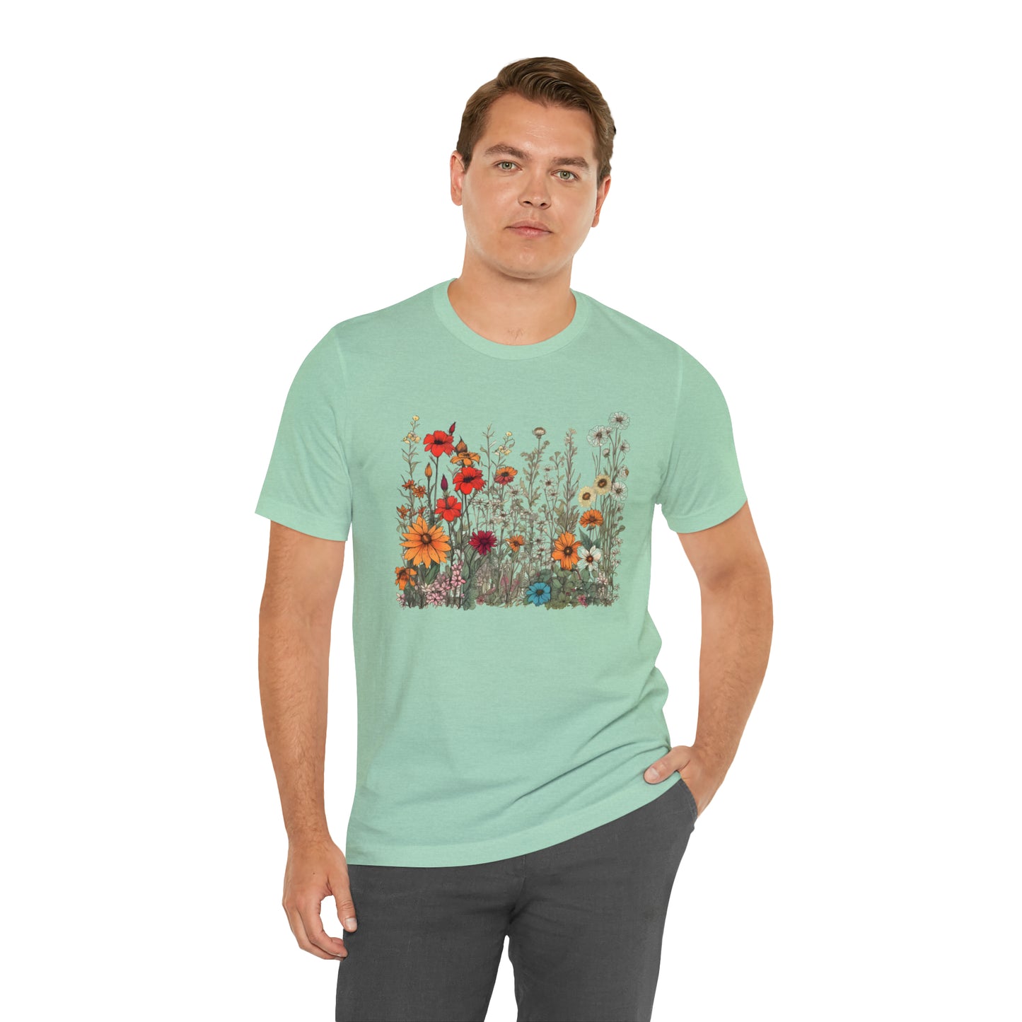 Vintage-Inspired Wildflower Tee (Unisex)