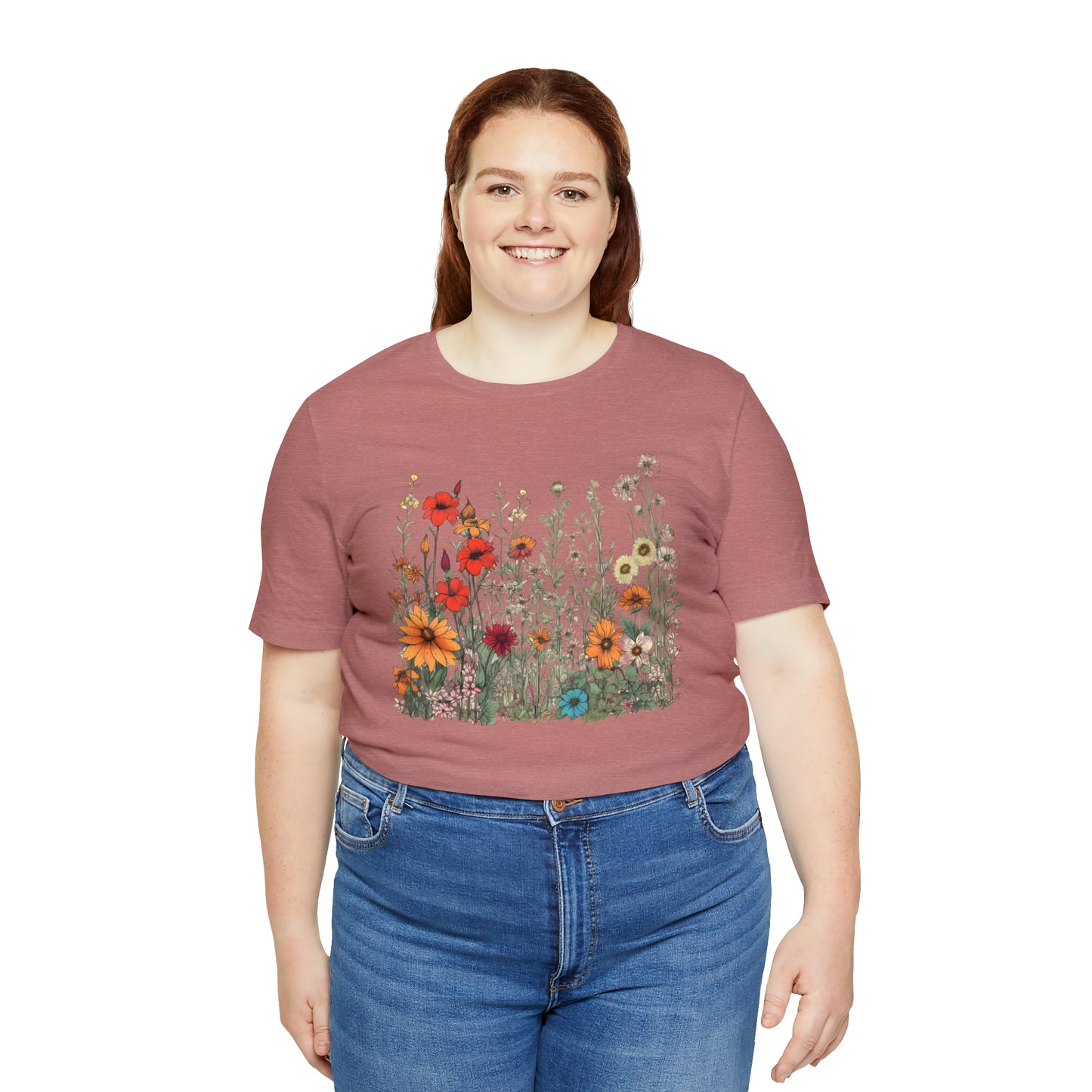 Vintage-Inspired Wildflower Tee (Unisex)