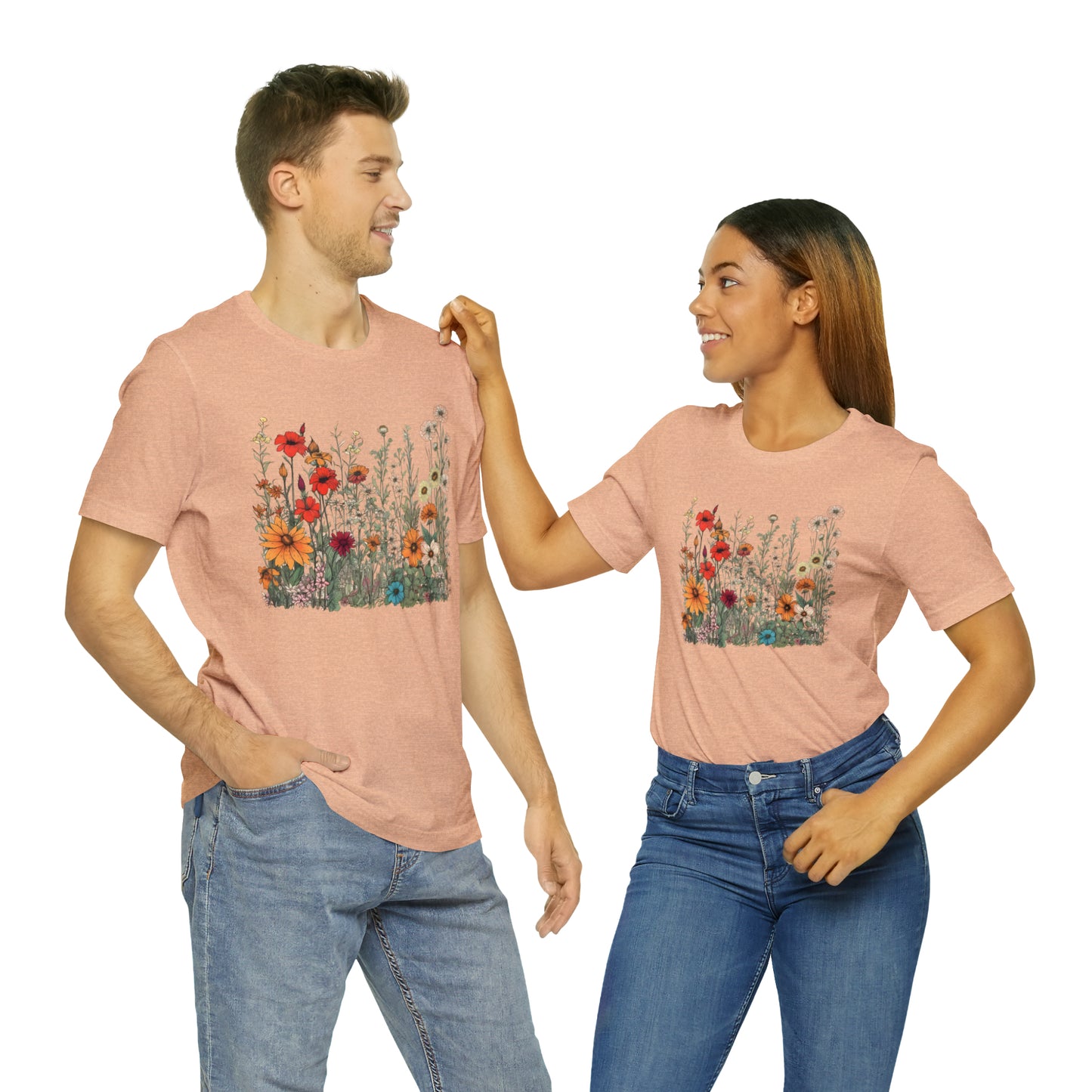 Vintage-Inspired Wildflower Tee (Unisex)