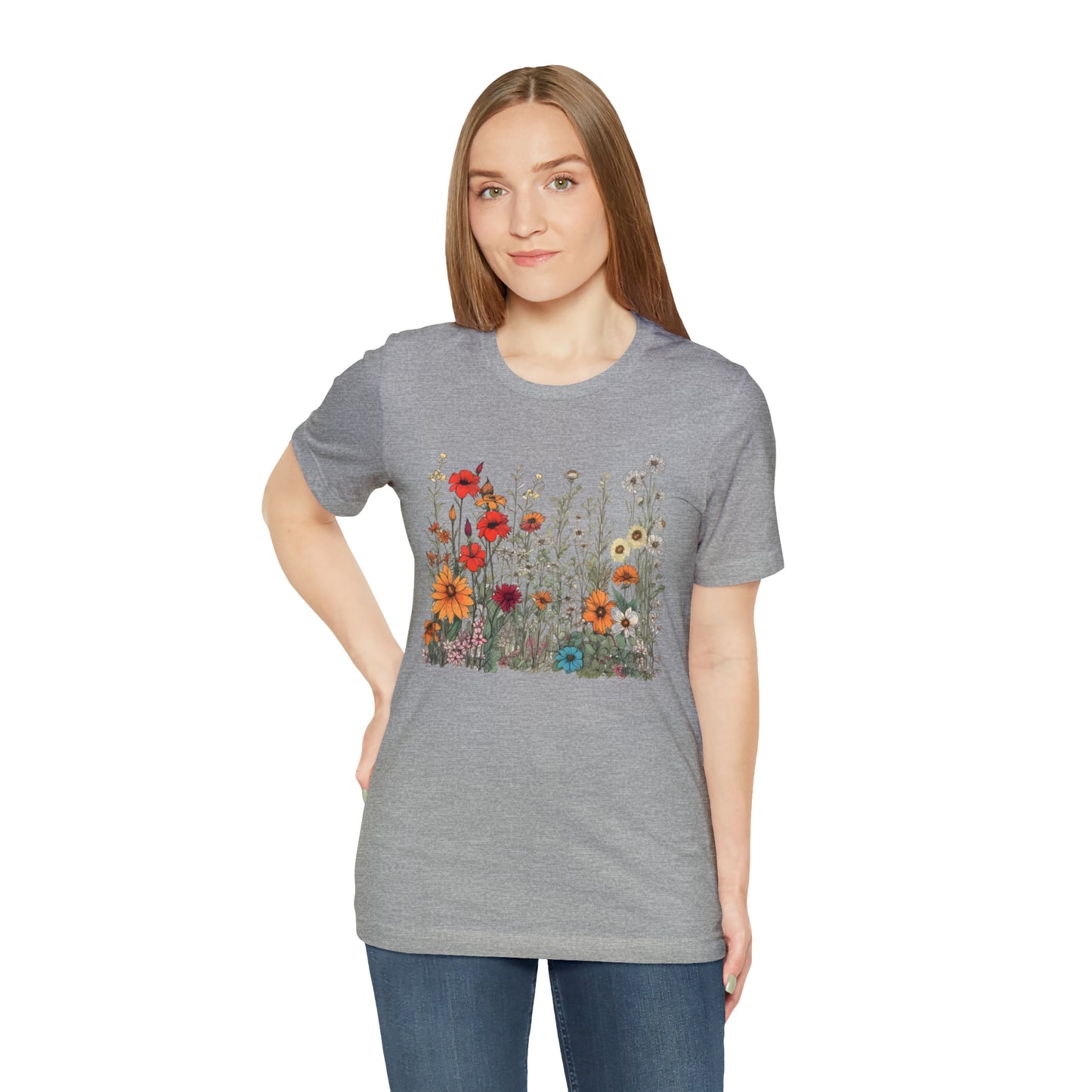Vintage-Inspired Wildflower Tee (Unisex)