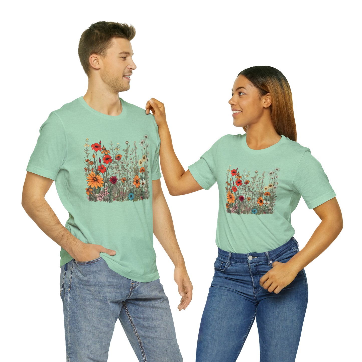 Vintage-Inspired Wildflower Tee (Unisex)