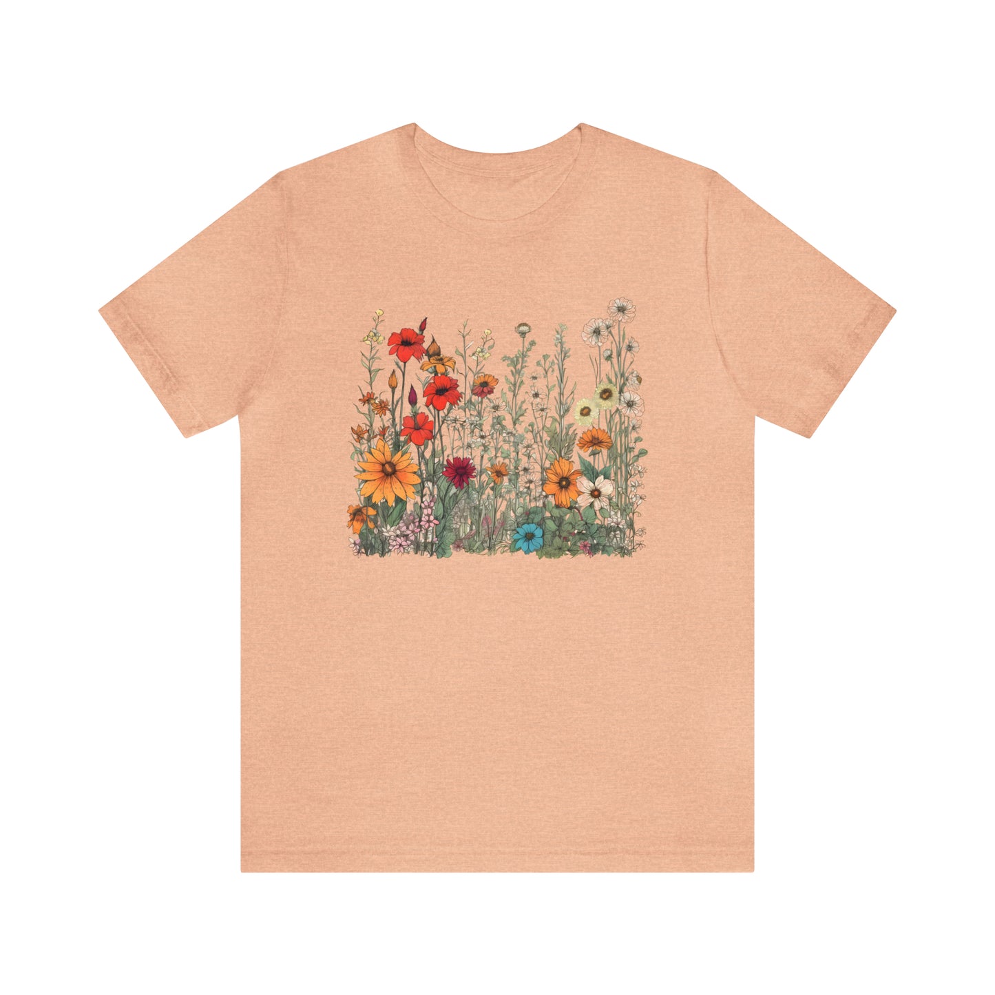 Vintage-Inspired Wildflower Tee (Unisex)