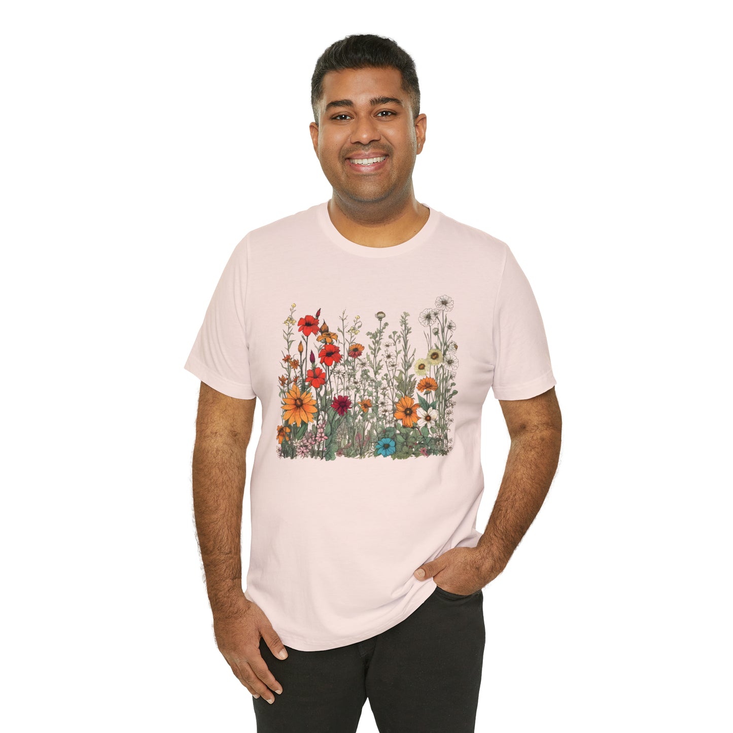 Vintage-Inspired Wildflower Tee (Unisex)