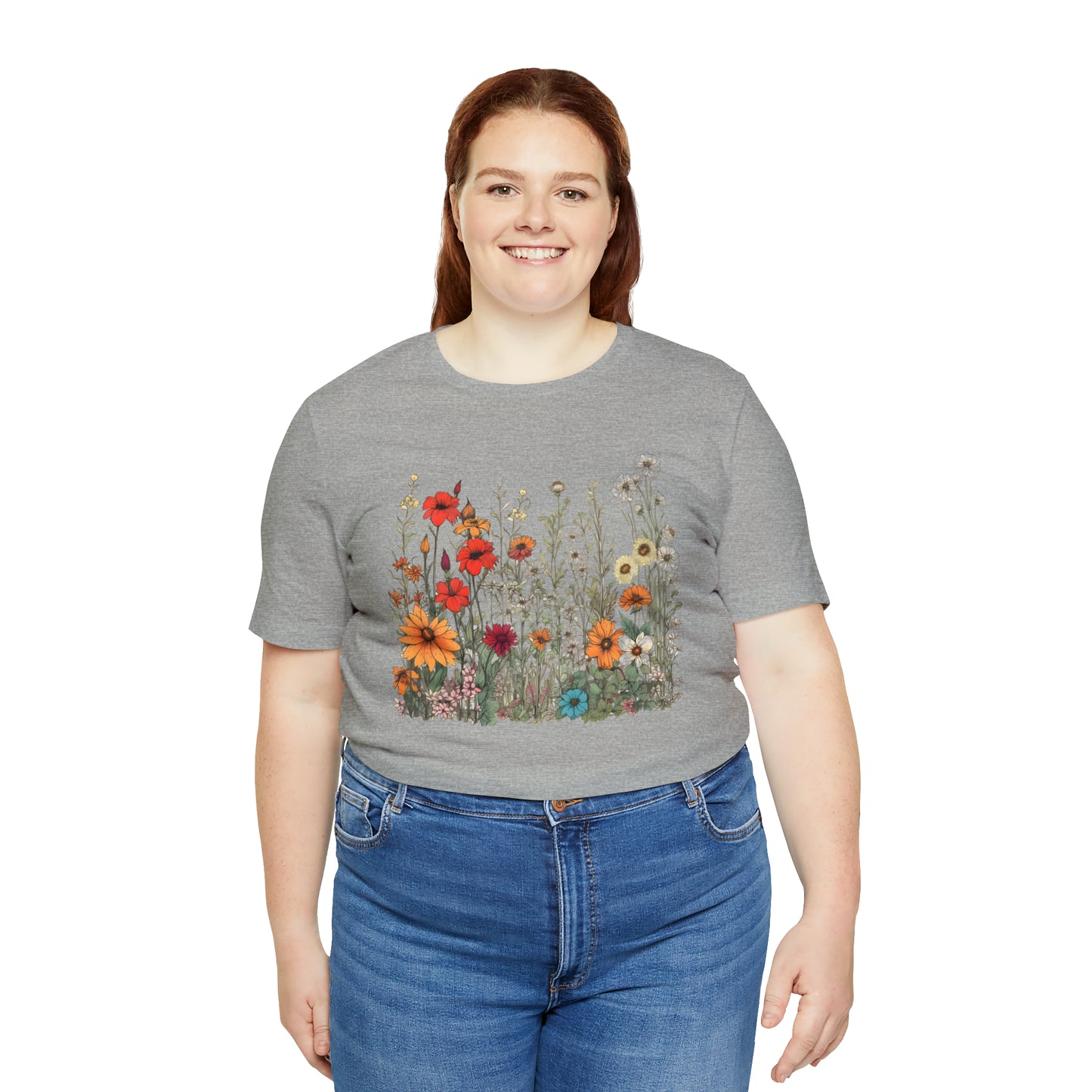 Vintage-Inspired Wildflower Tee (Unisex)