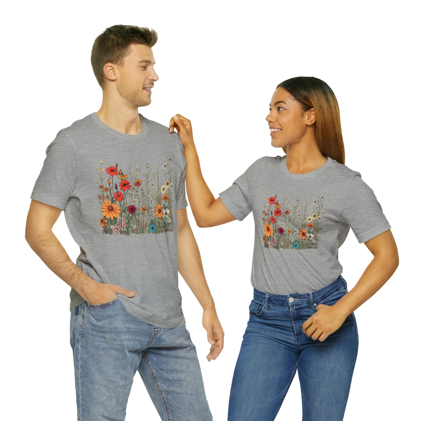 Vintage-Inspired Wildflower Tee (Unisex)