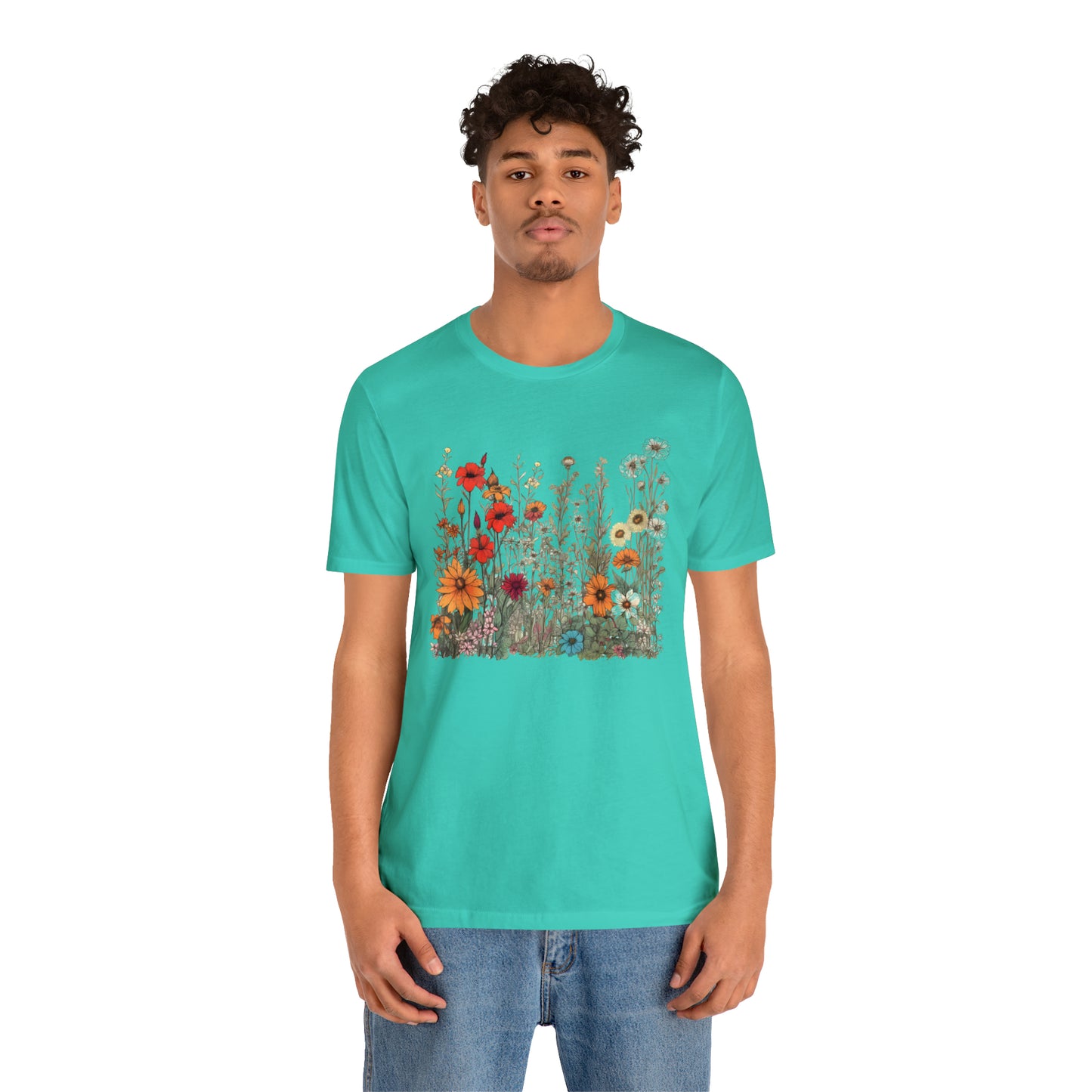 Vintage-Inspired Wildflower Tee (Unisex)