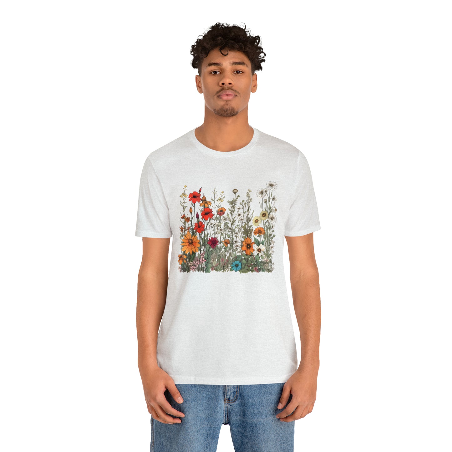 Vintage-Inspired Wildflower Tee (Unisex)