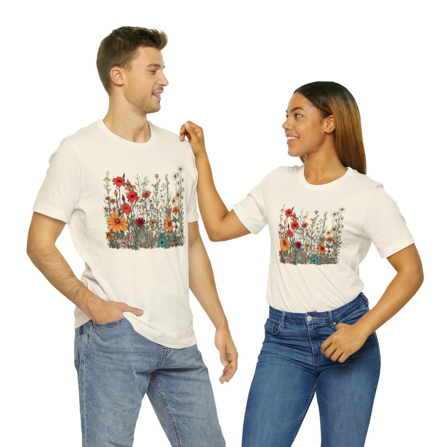 Vintage-Inspired Wildflower Tee (Unisex)