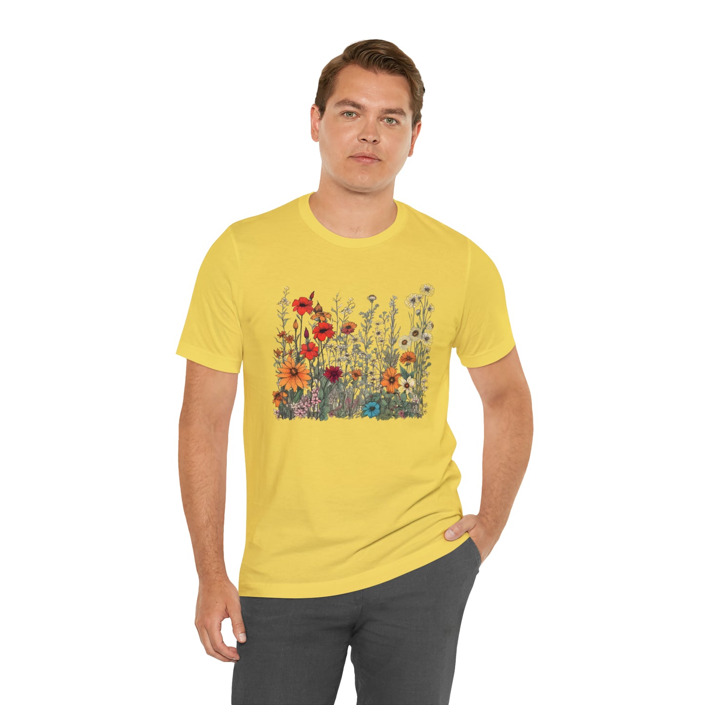 Vintage-Inspired Wildflower Tee (Unisex)