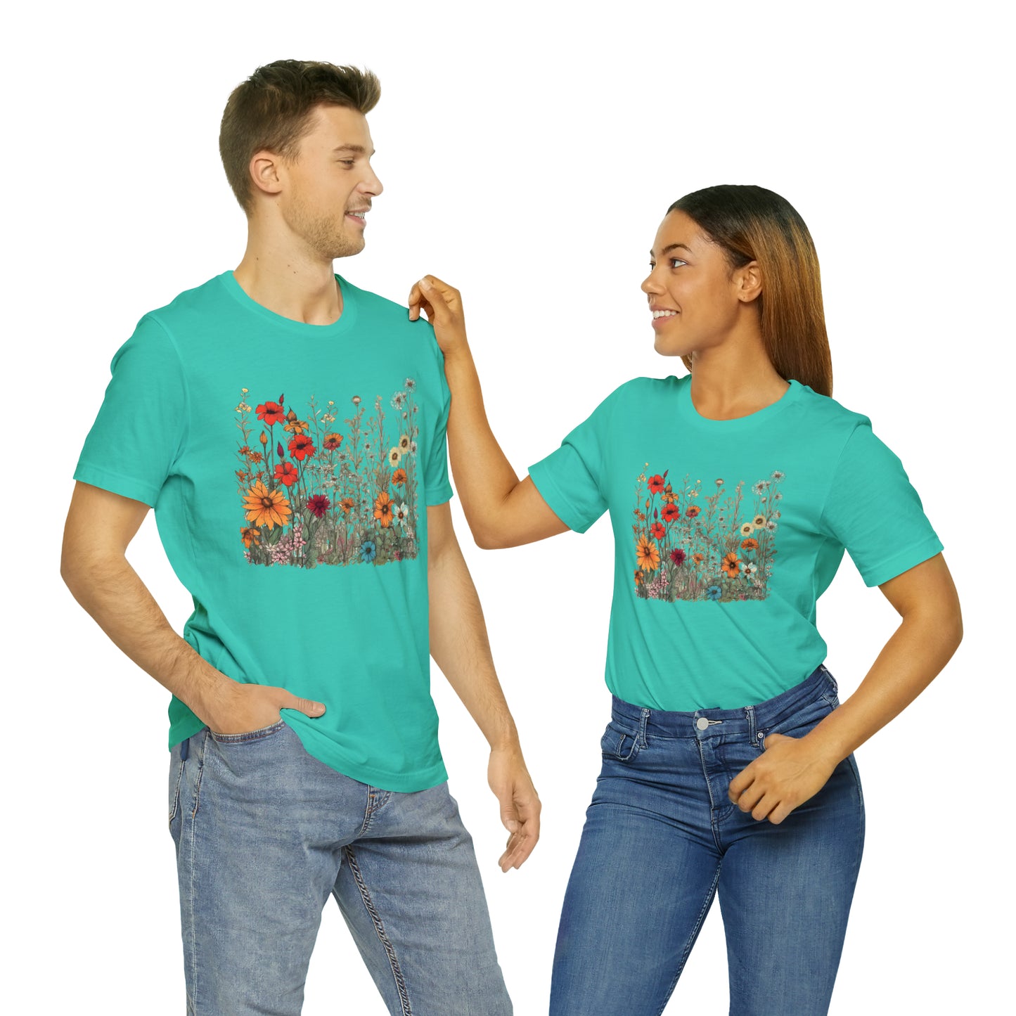 Vintage-Inspired Wildflower Tee (Unisex)