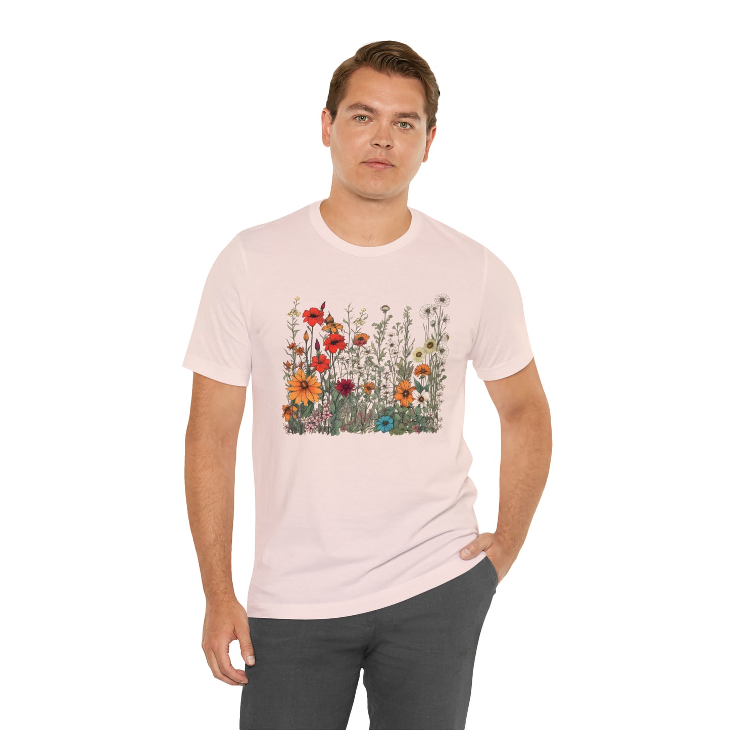 Vintage-Inspired Wildflower Tee (Unisex)