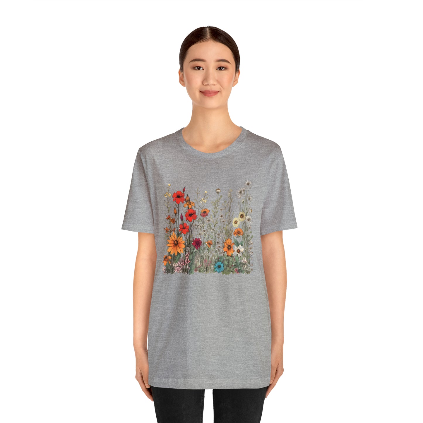 Vintage-Inspired Wildflower Tee (Unisex)