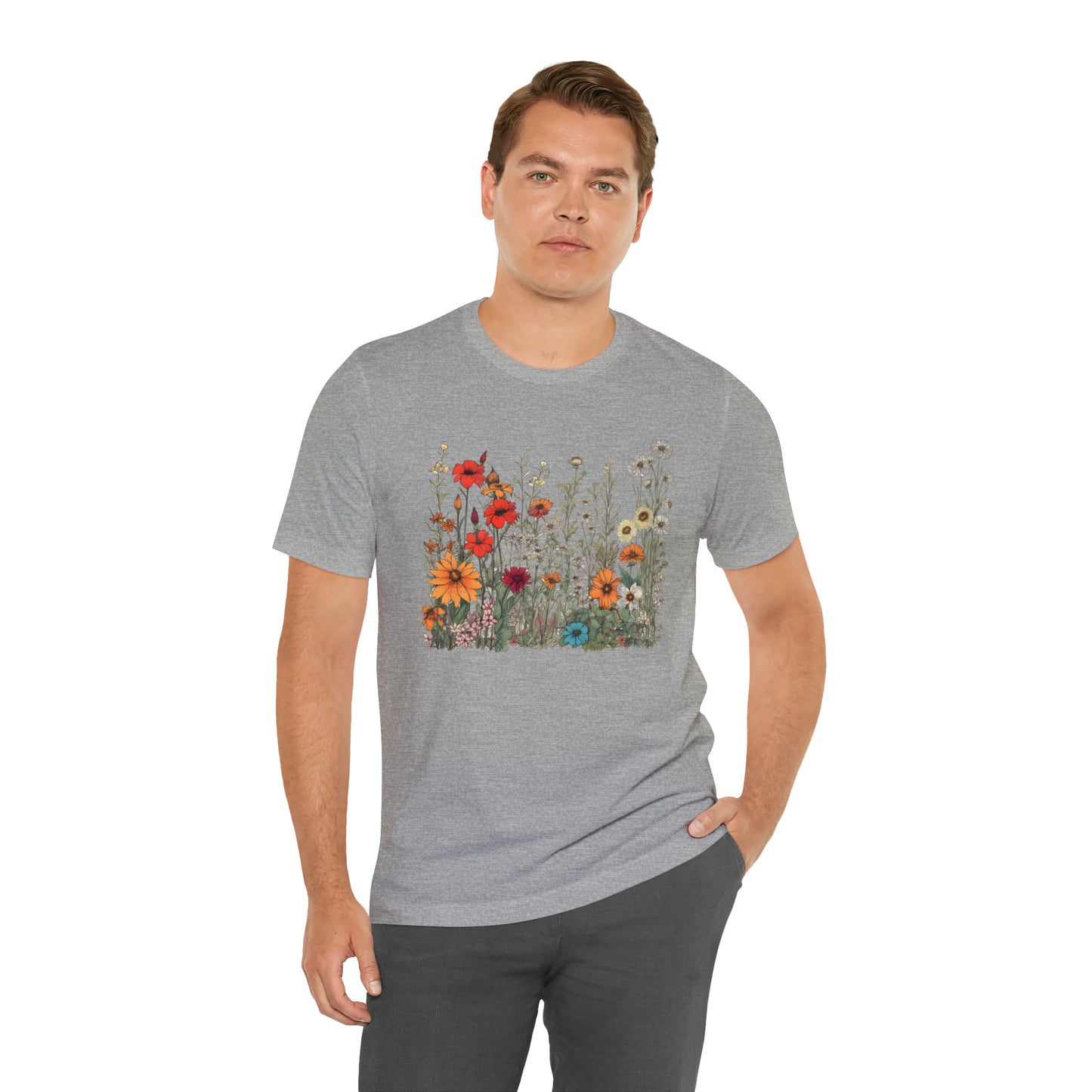 Vintage-Inspired Wildflower Tee (Unisex)