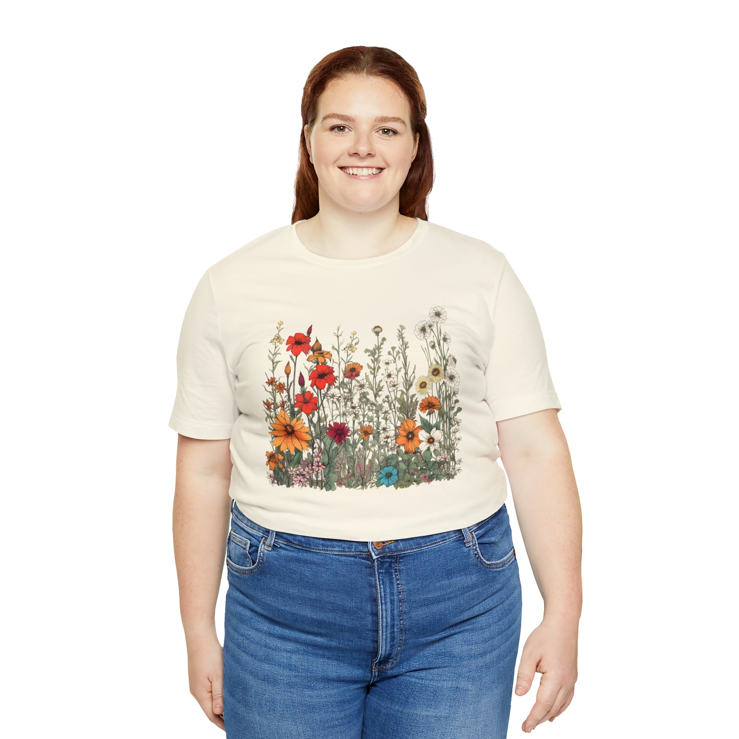 Vintage-Inspired Wildflower Tee (Unisex)