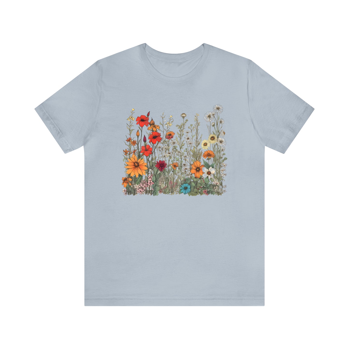 Vintage-Inspired Wildflower Tee (Unisex)