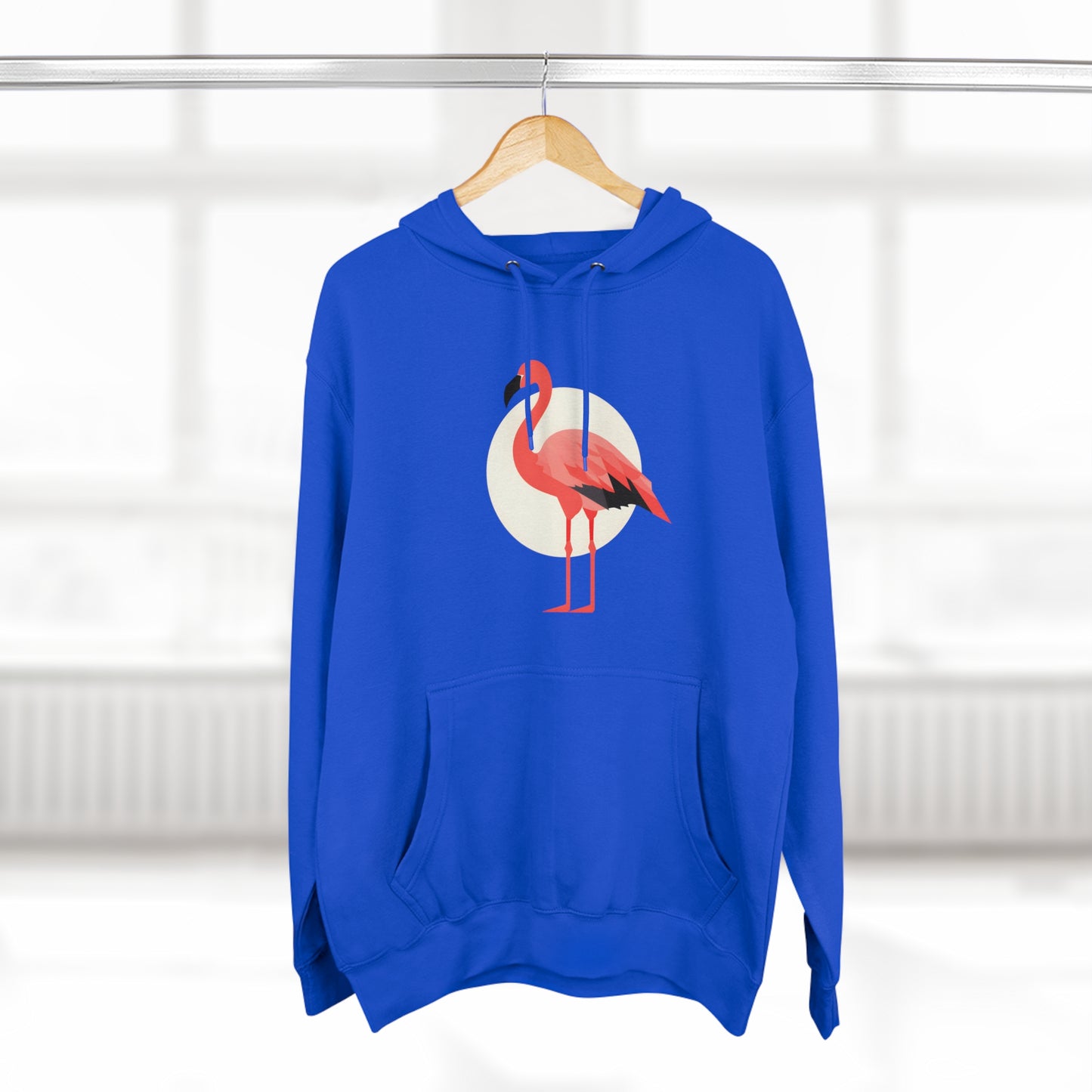 Flamingo and Moon Hoodie (Unisex)