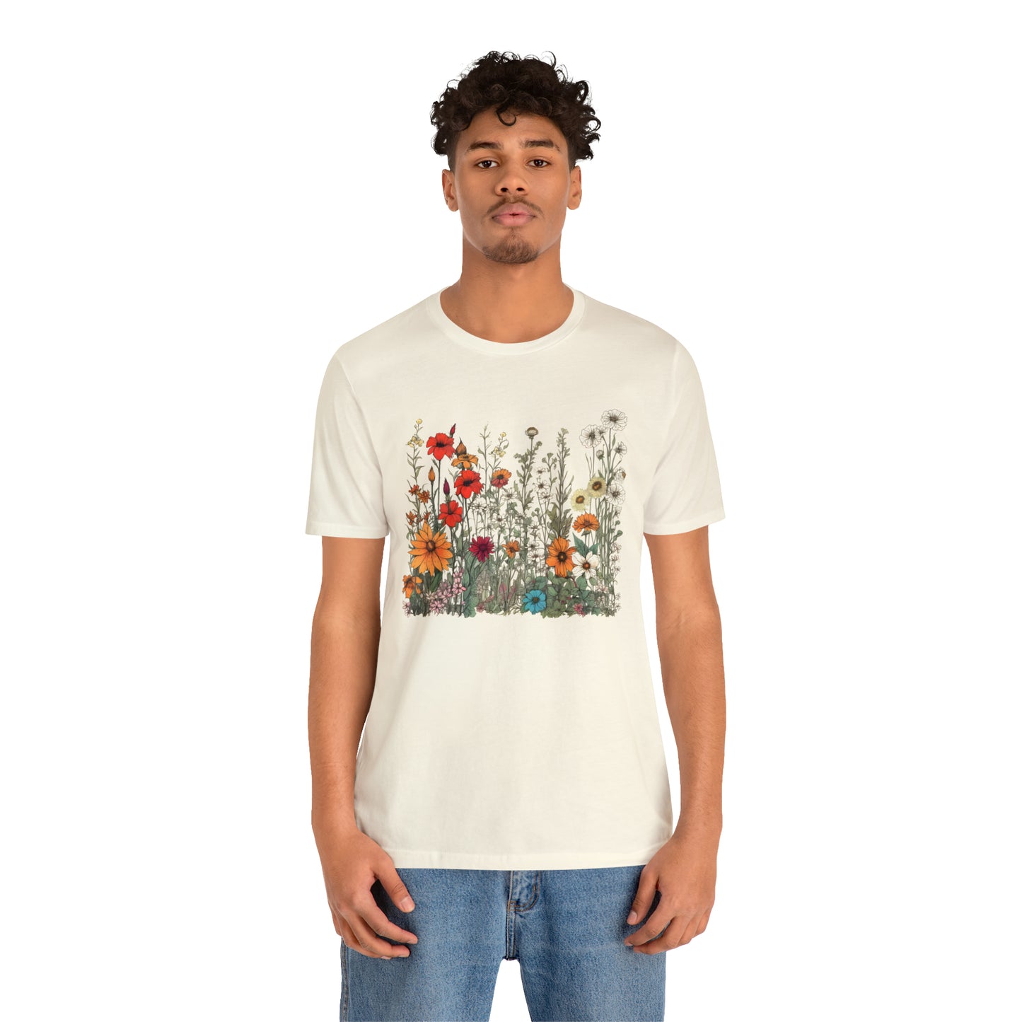 Vintage-Inspired Wildflower Tee (Unisex)